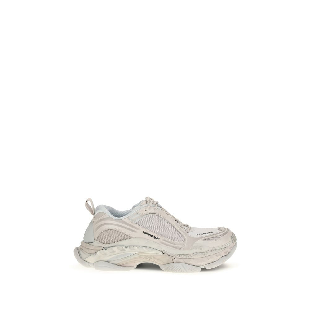 Weiße klobige Sneaker aus Synthetik, Balenciaga Triple S.2