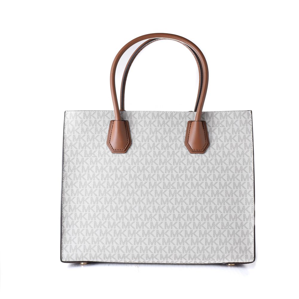 Gray Leather Handbag by Michael Kors