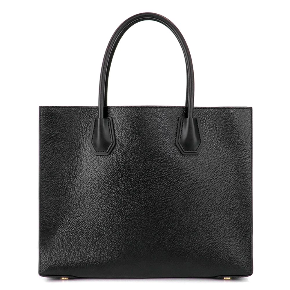 Schwarze Pelzhandtasche Mercer von Michael Kors