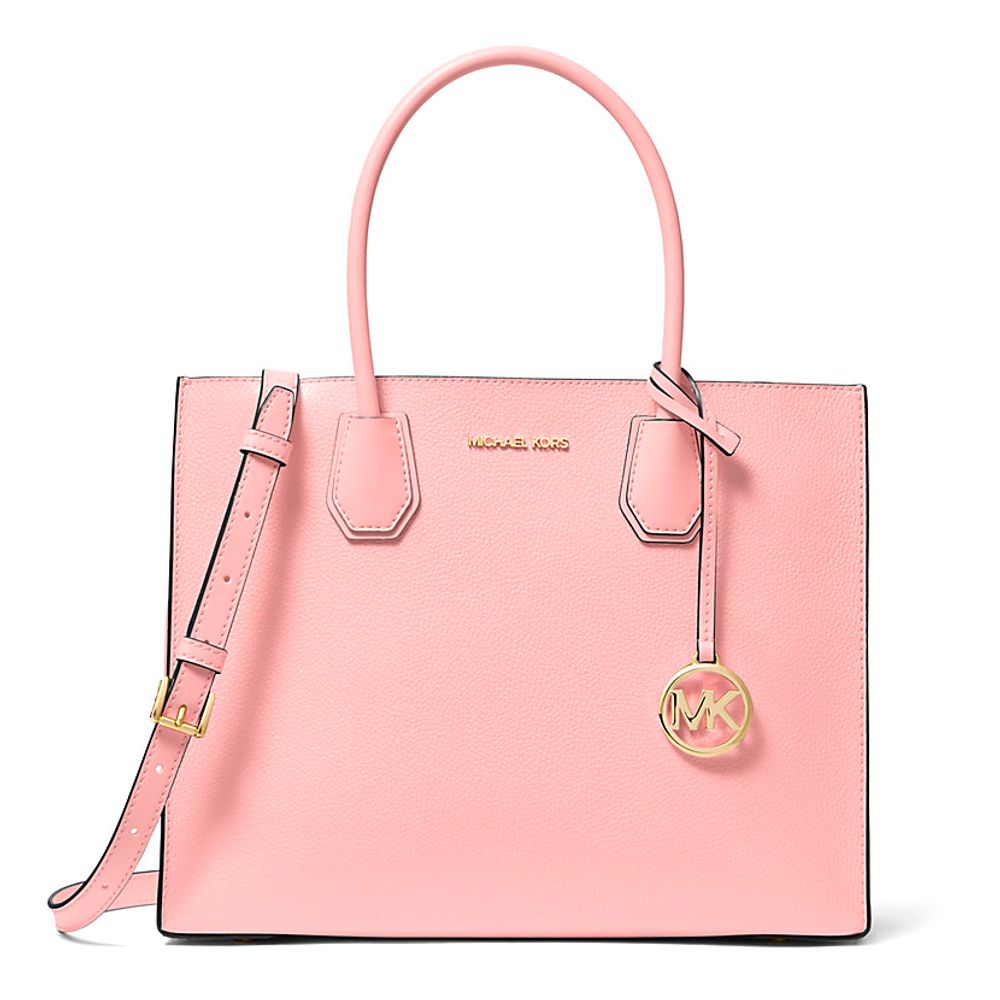 Pink Fur Handbag with Multicolor Accents
