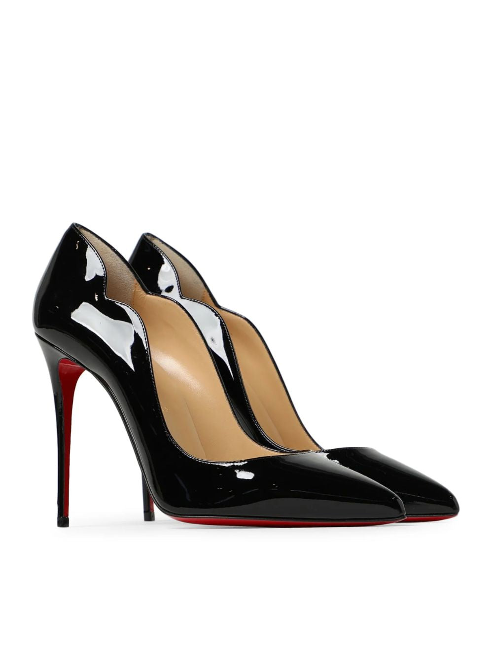 Schwarze Leder Hot Chick Pumps von Christian Louboutin