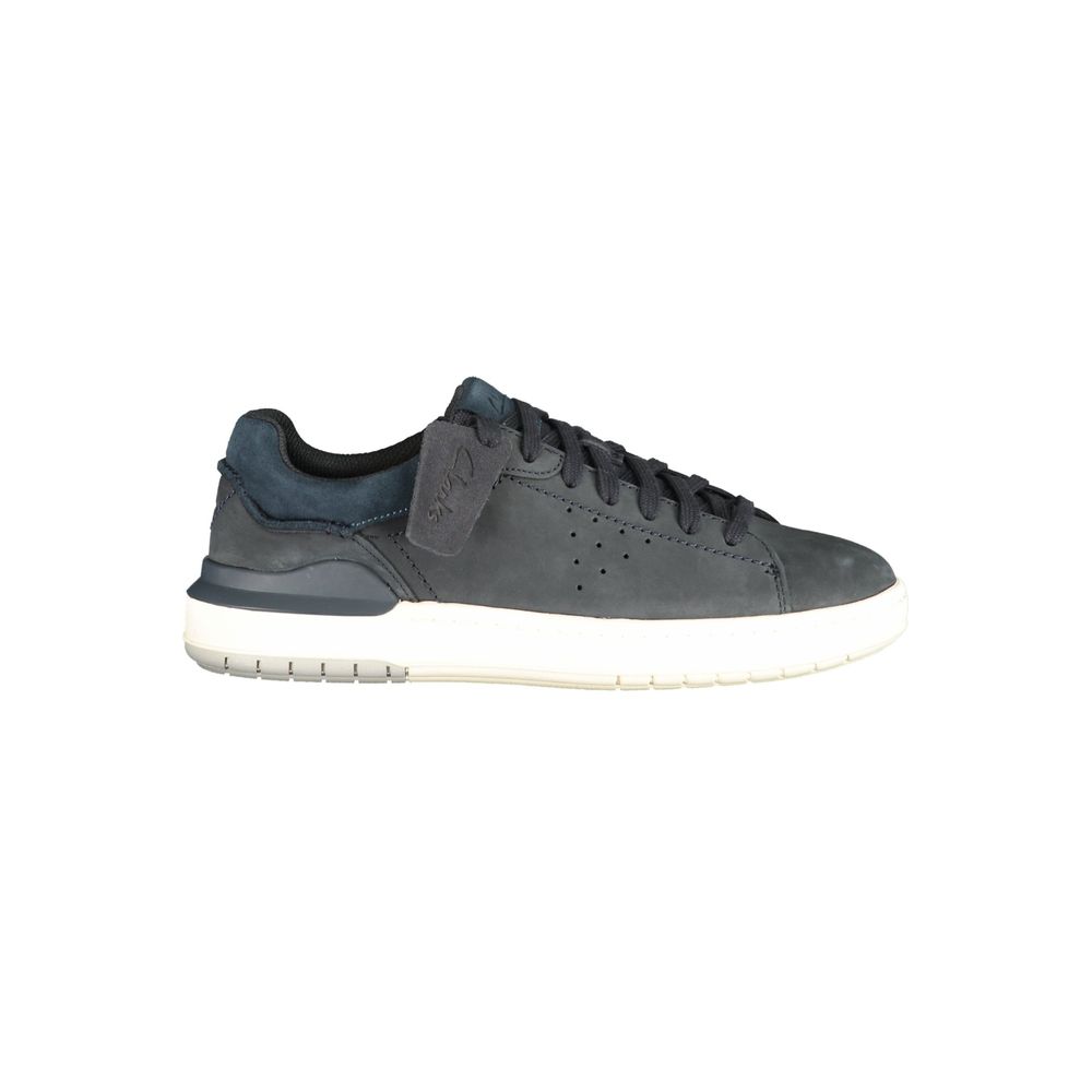 Blauer Herren-Sneaker aus Synthetikleder mit herausnehmbarem Fußbett