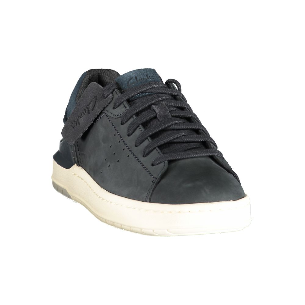Blauer Herren-Sneaker aus Synthetikleder mit herausnehmbarem Fußbett