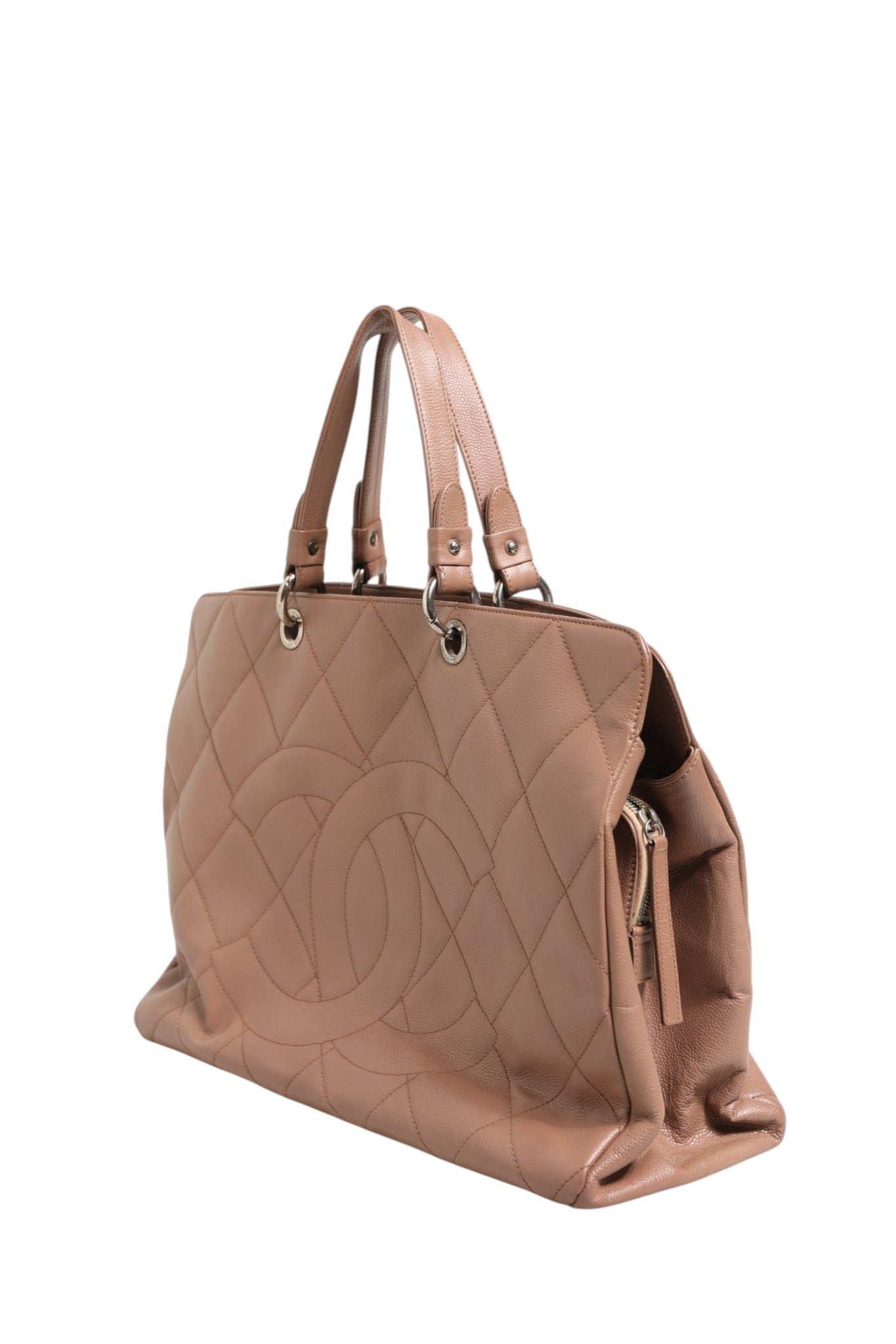 Brown Leather Grand Shopping Tote by Chanel