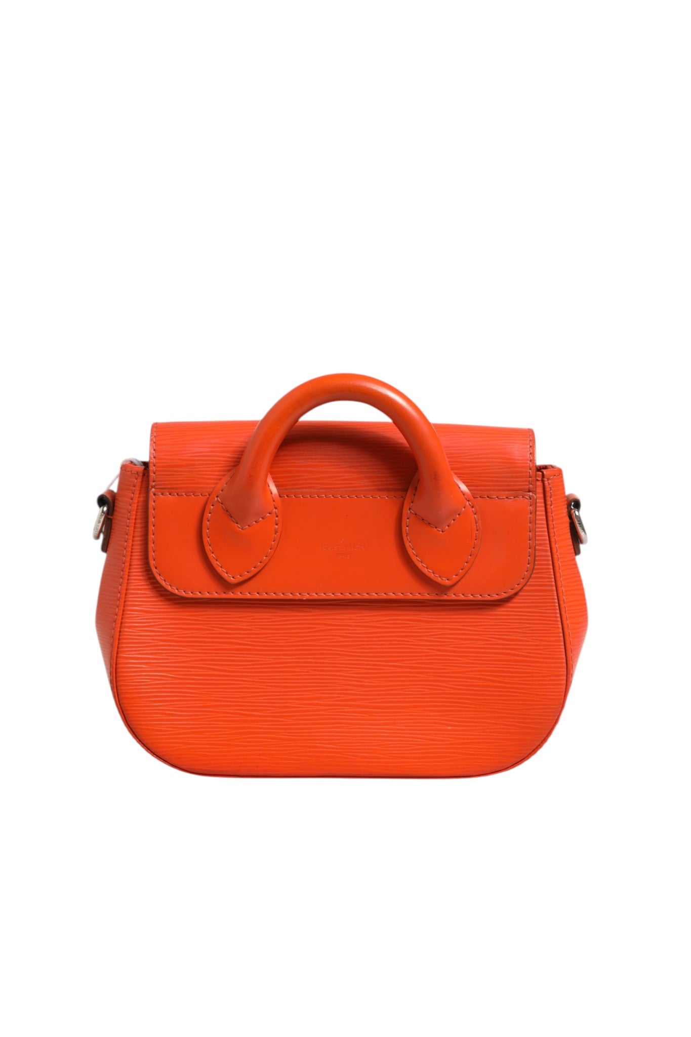 Orange Leather Eden PM Bag with Strap