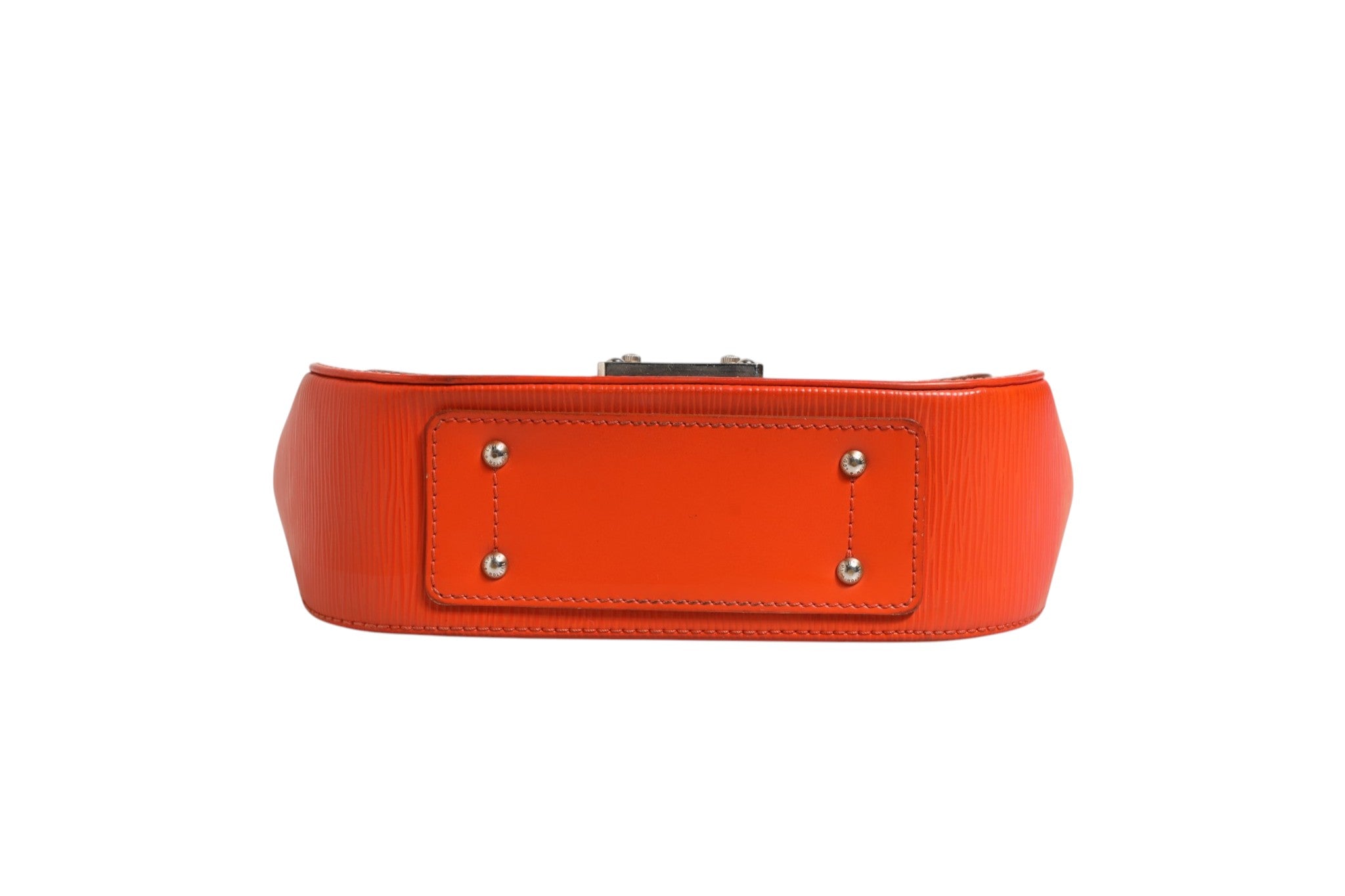 Orange Leather Eden PM Bag with Strap