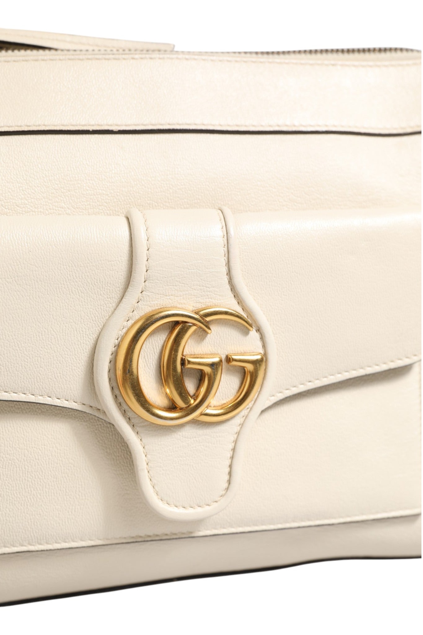 Off White Leather Small Crossbody Bag Arli