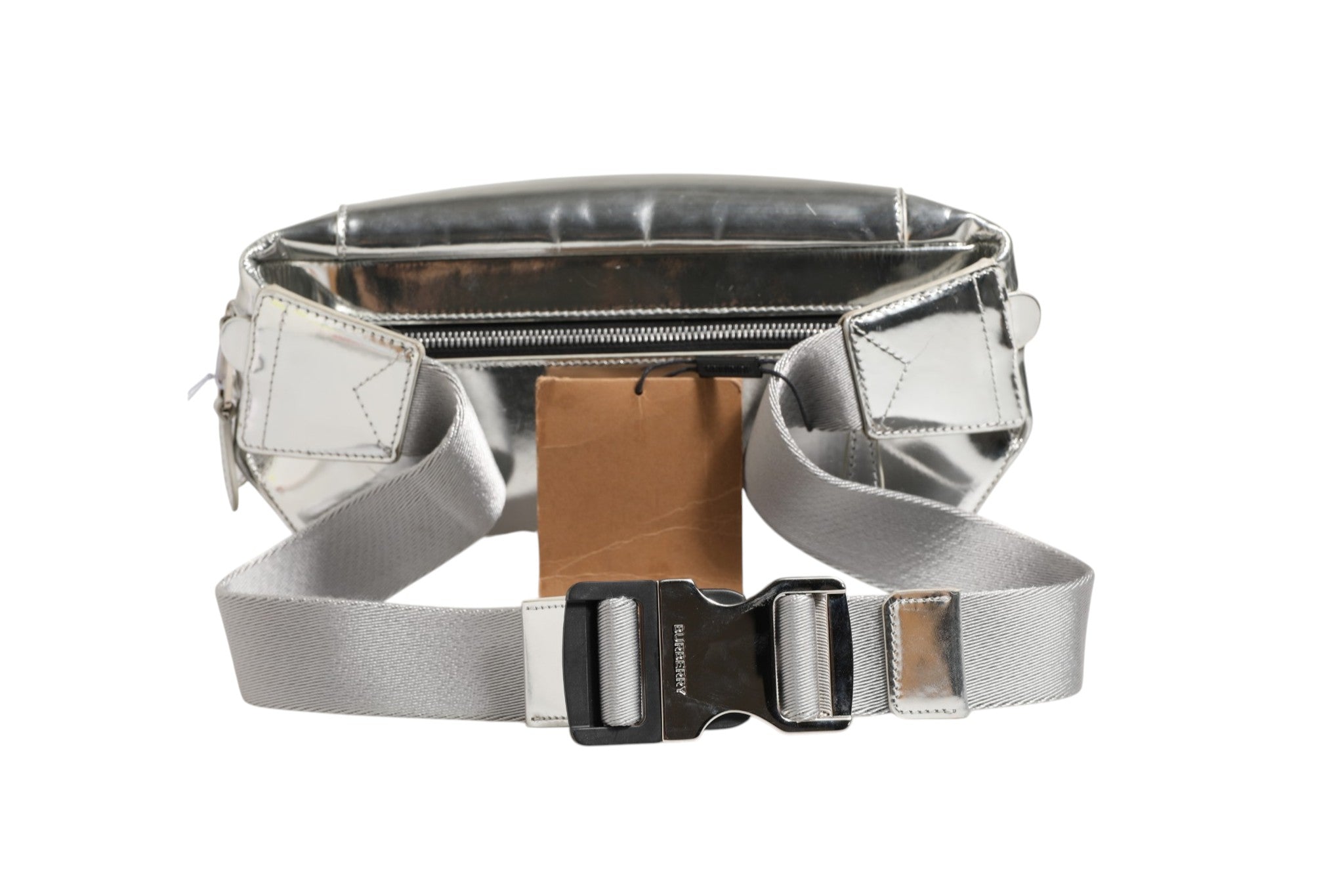 Burberry Gürteltasche Silber aus Synthetik