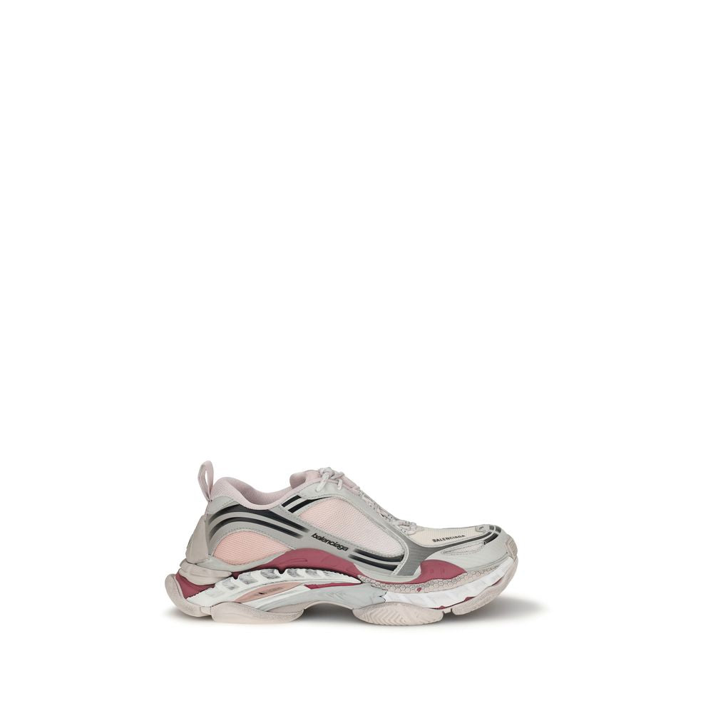 Multicolor Synthetic Athletic Sneakers with Triple Sole