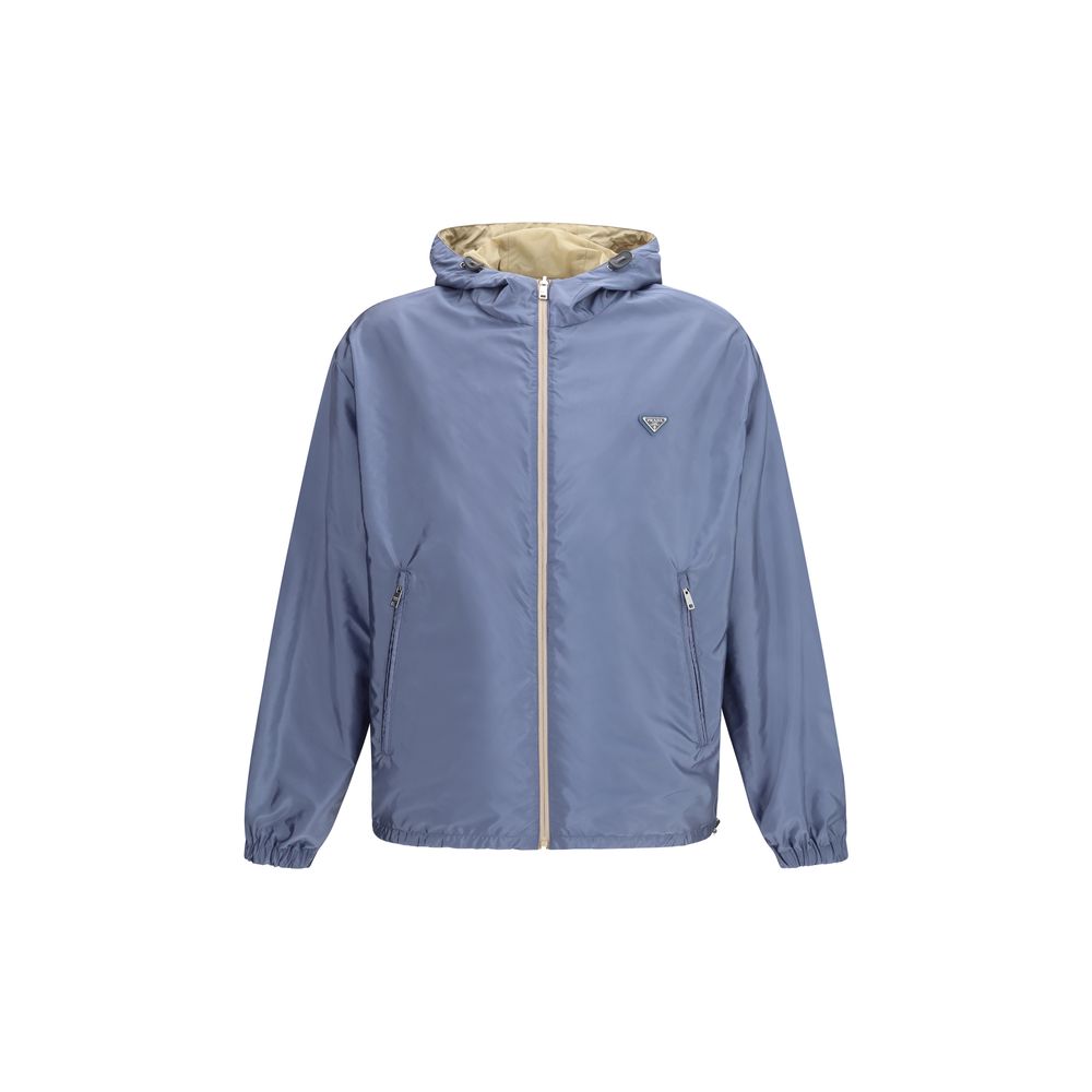 Beige Wendeweste aus Synthetik
