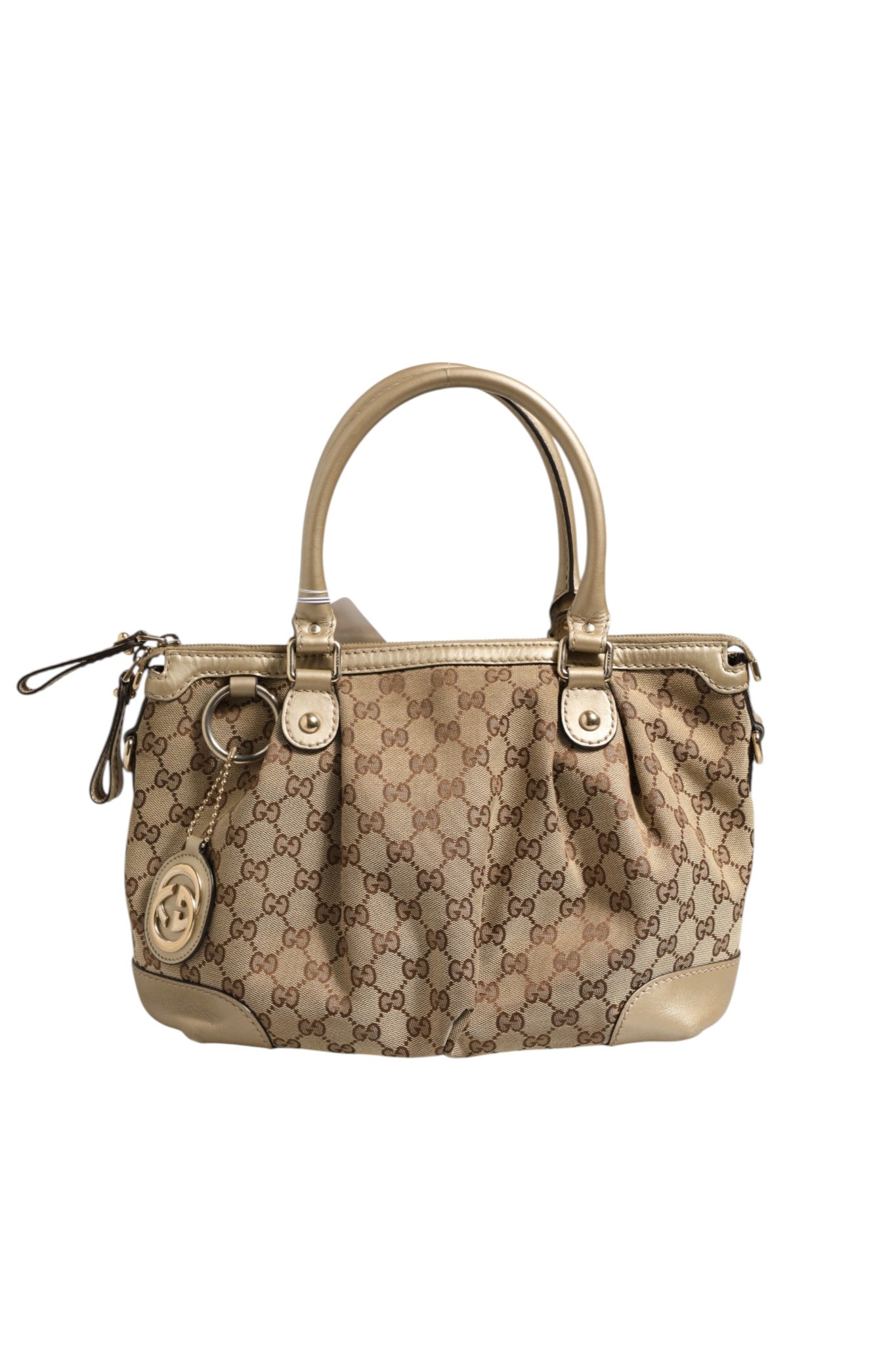 Beige Sukey Canvas 2-Wege-Tasche