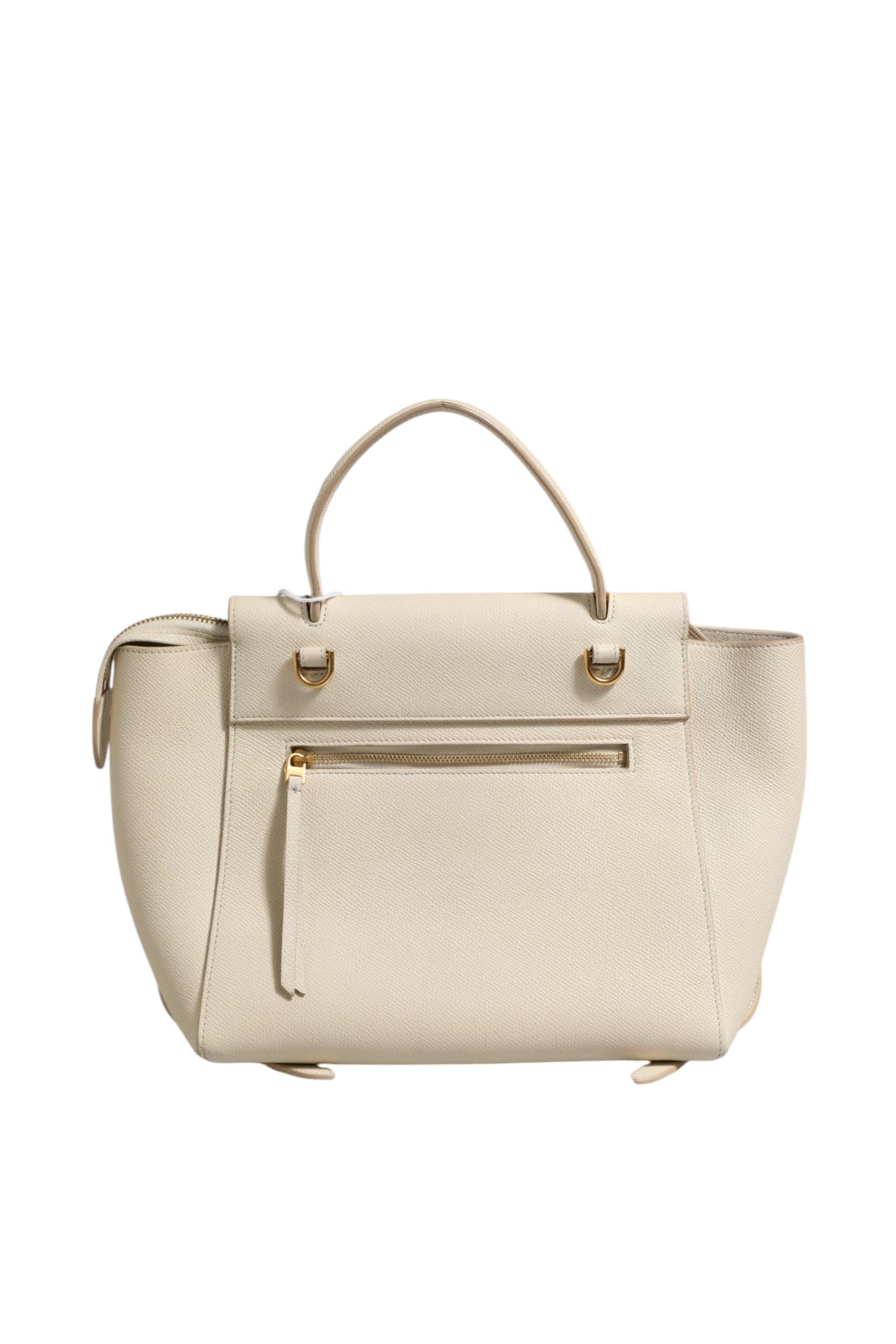 Chalk Leather Nano Belt Bag with Strap