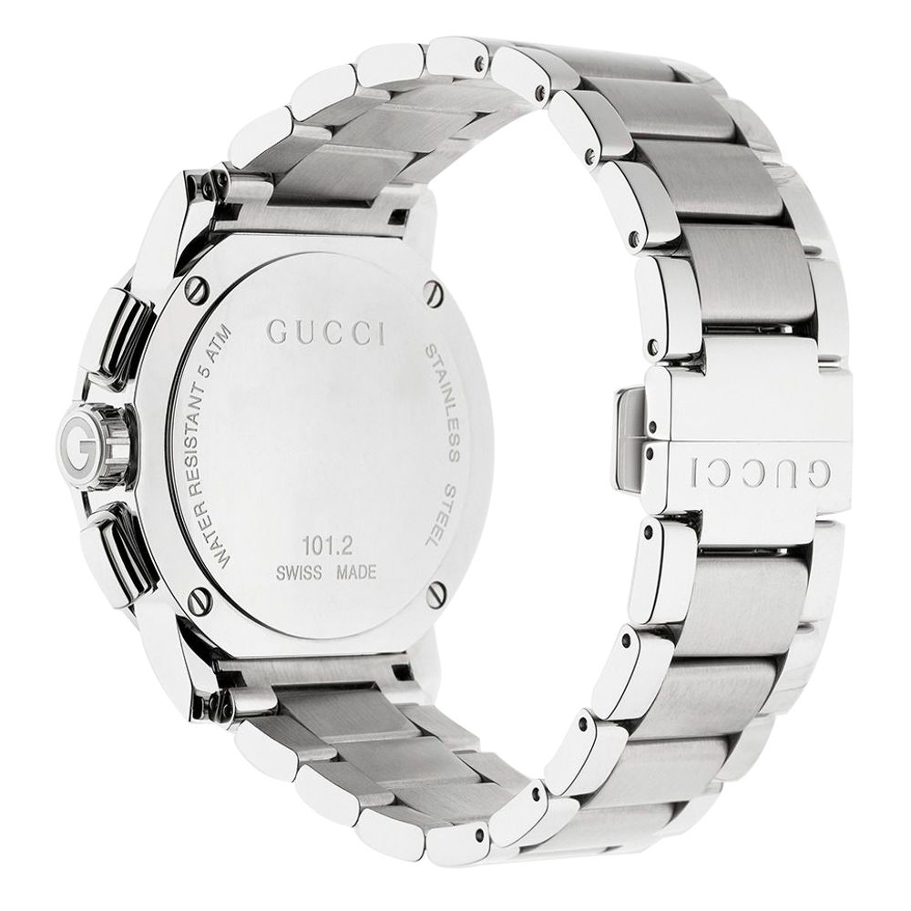 Gray Stainless Steel Dress Watch with Sapphire Glass