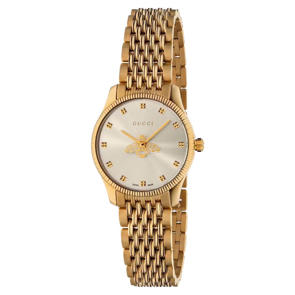 Gold Dress Watch with Stainless Steel Bracelet