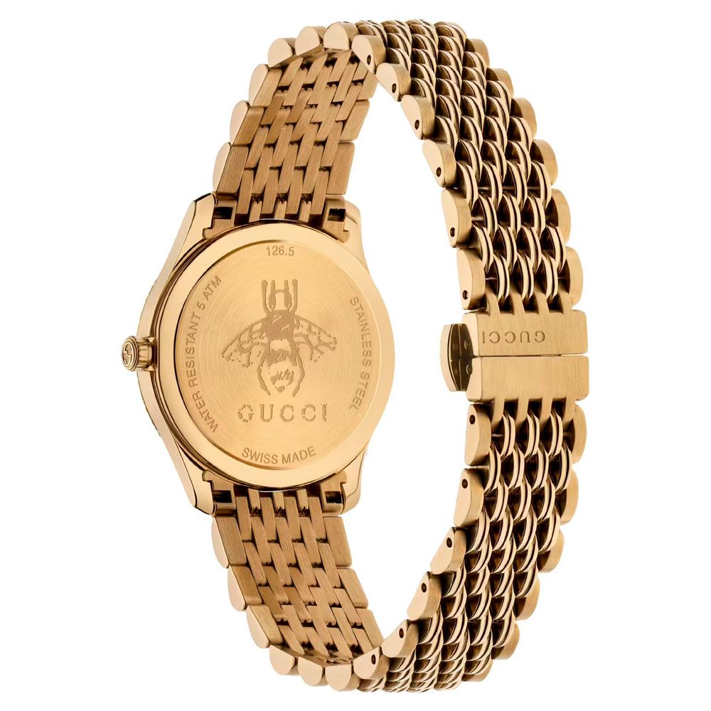 Gold Dress Watch with Stainless Steel Bracelet