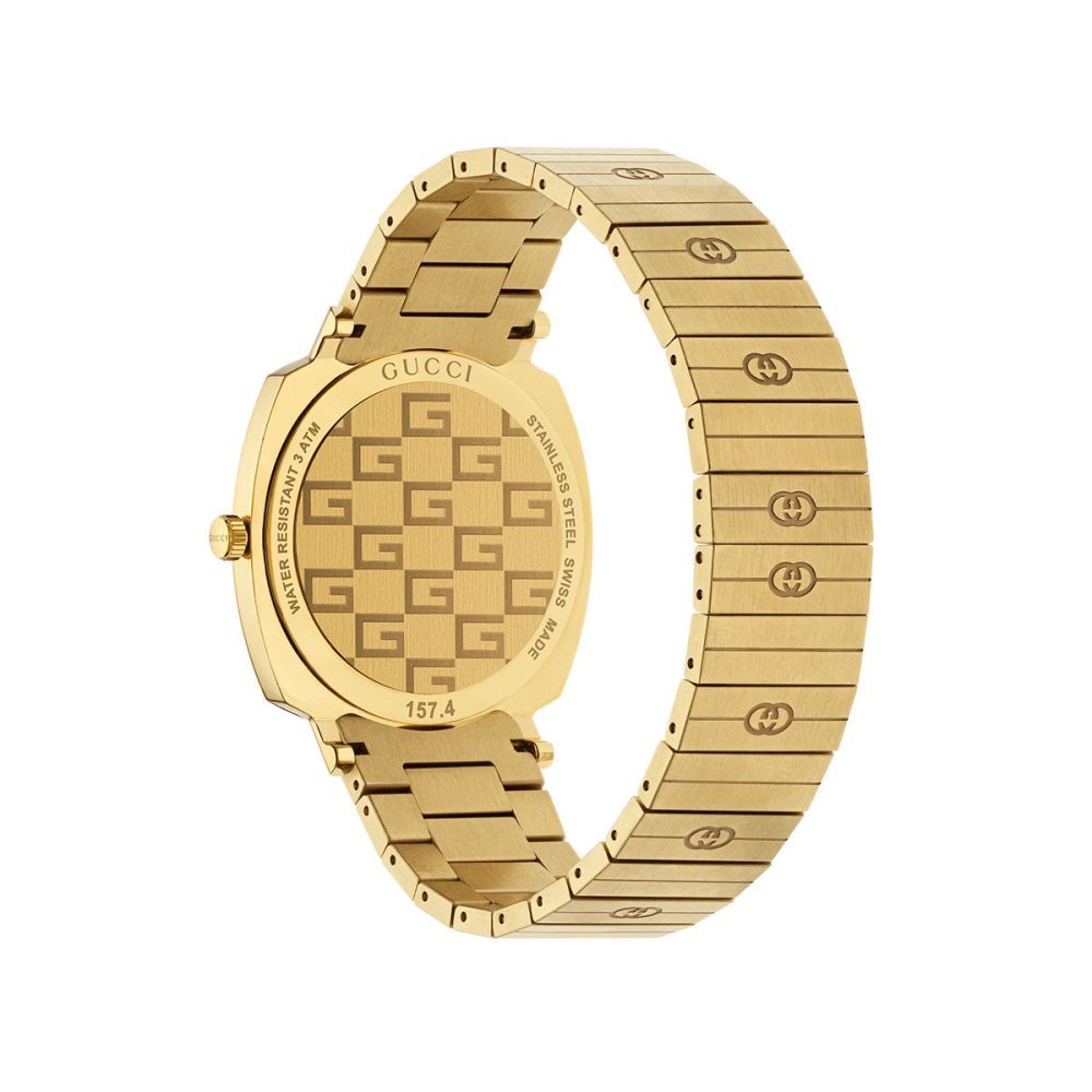 Gold Dress Watch with Stainless Steel Bracelet
