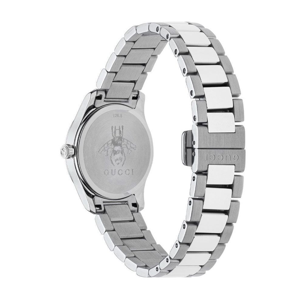 Grey Dress Watch with Stainless Steel Bracelet