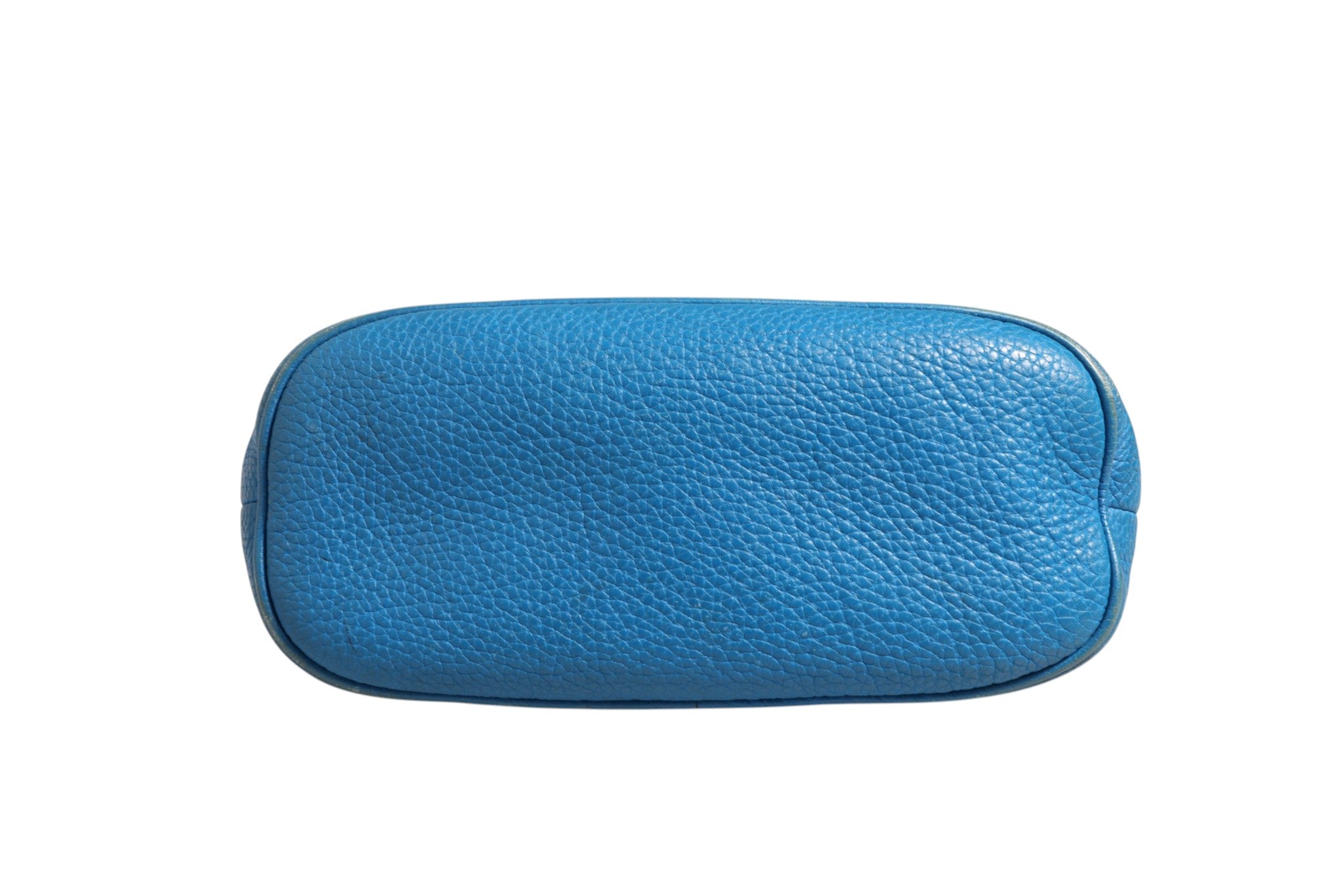 Gucci blaue Leder-Kuppelhandtasche
