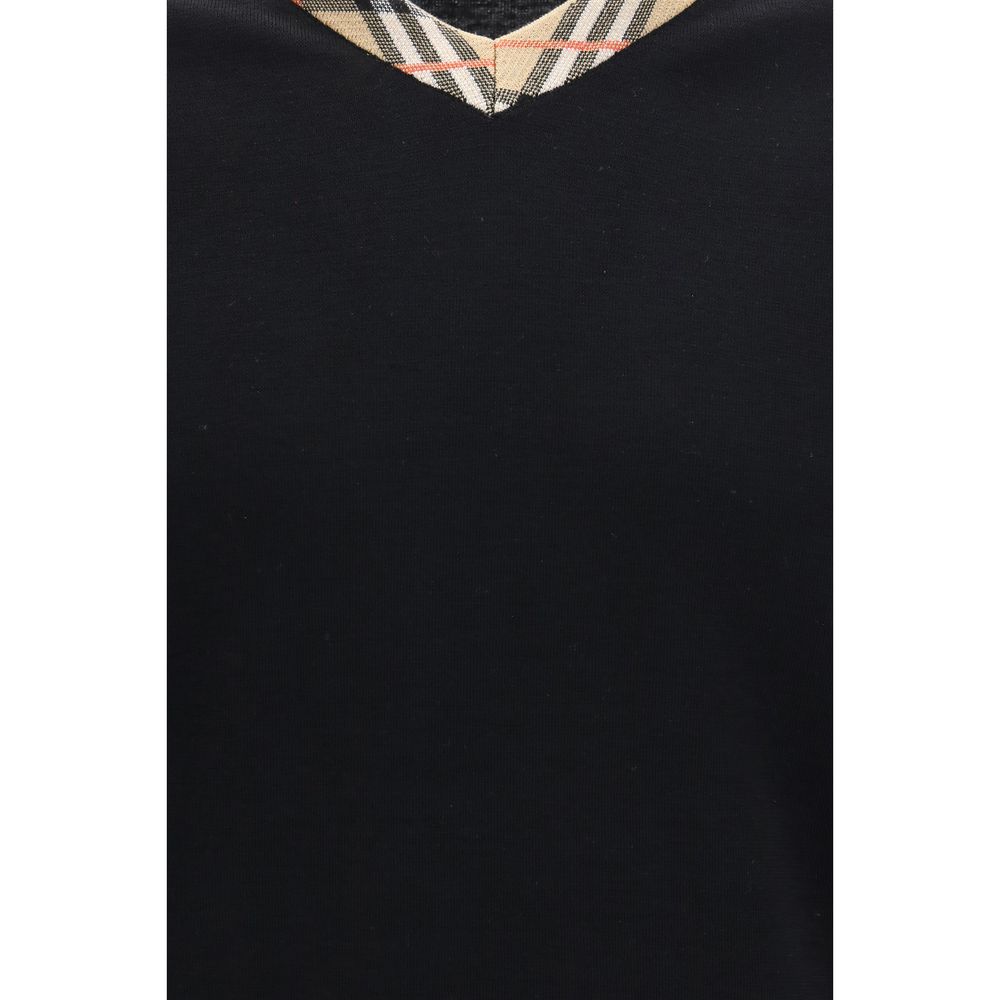 Burberry Sweatshirt aus schwarzer Wolle mit Widder-Motiv