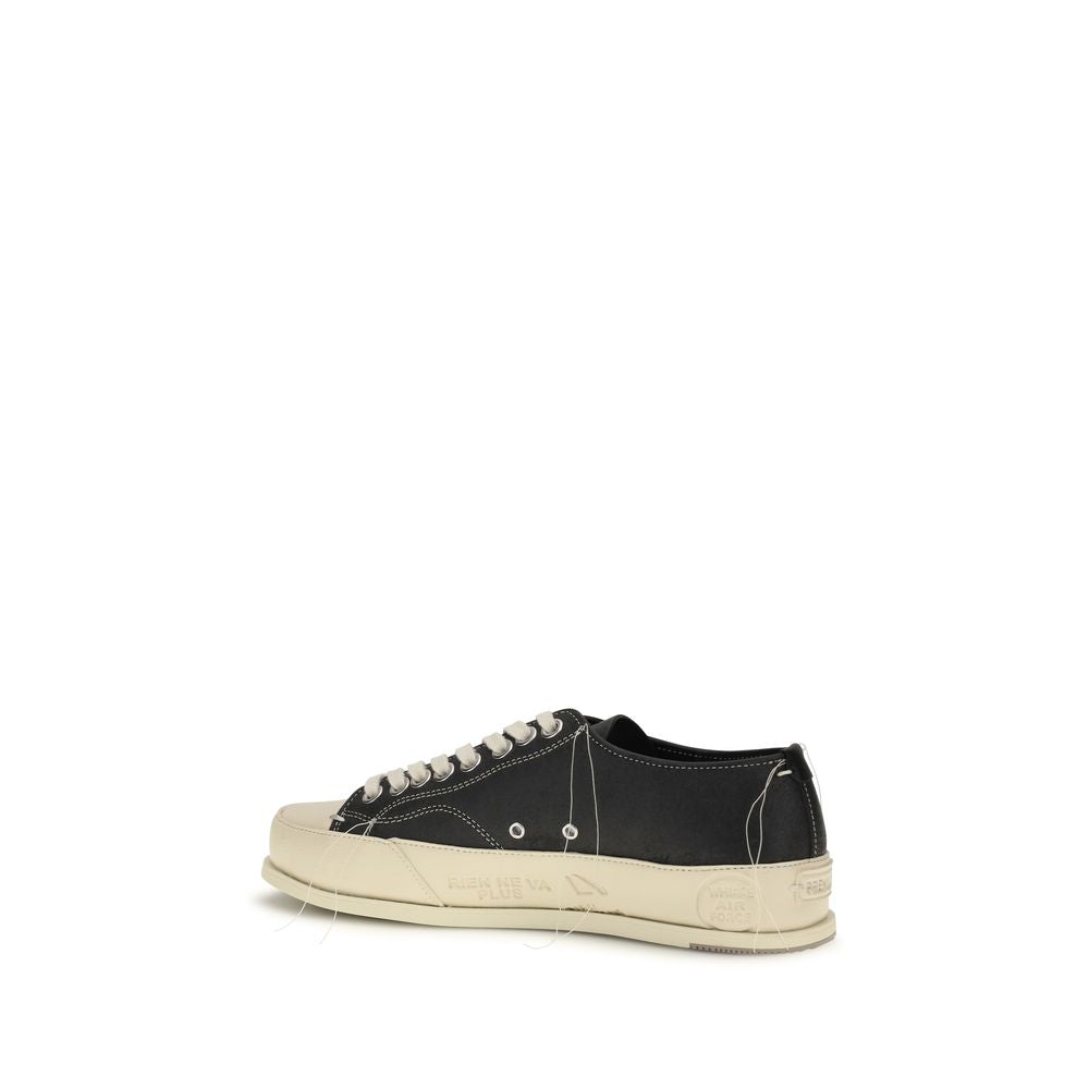 Black Leather Low Top Sneakers Vince 015 by Premiata