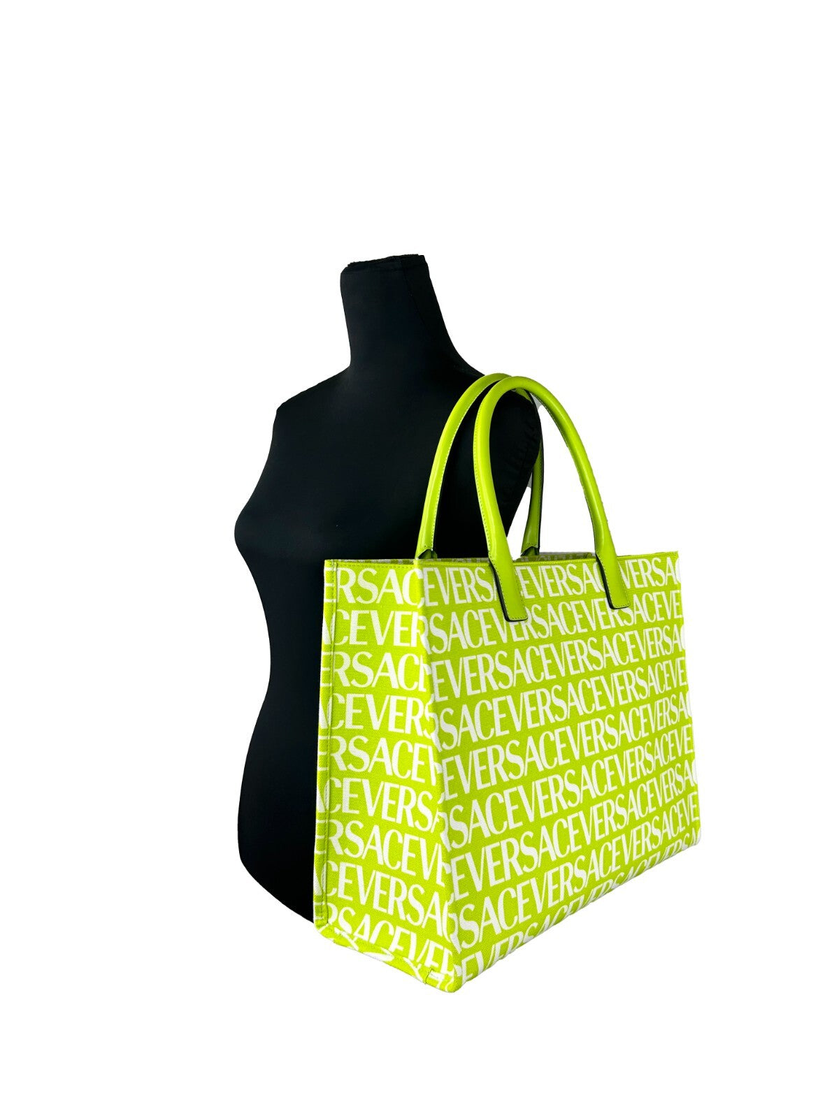 Versace Medusa Große Canvas-Einkaufstasche