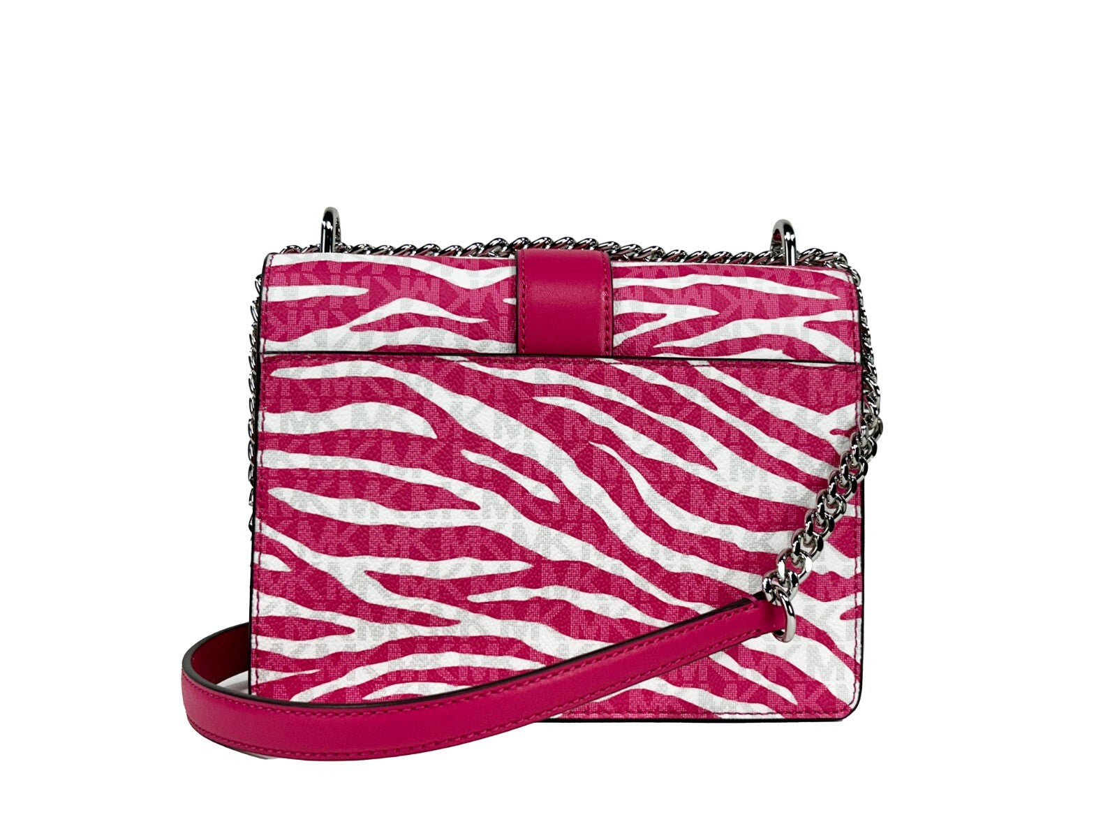Dragon Fruit Leather Crossbody Bag with Flap by Michael Kors