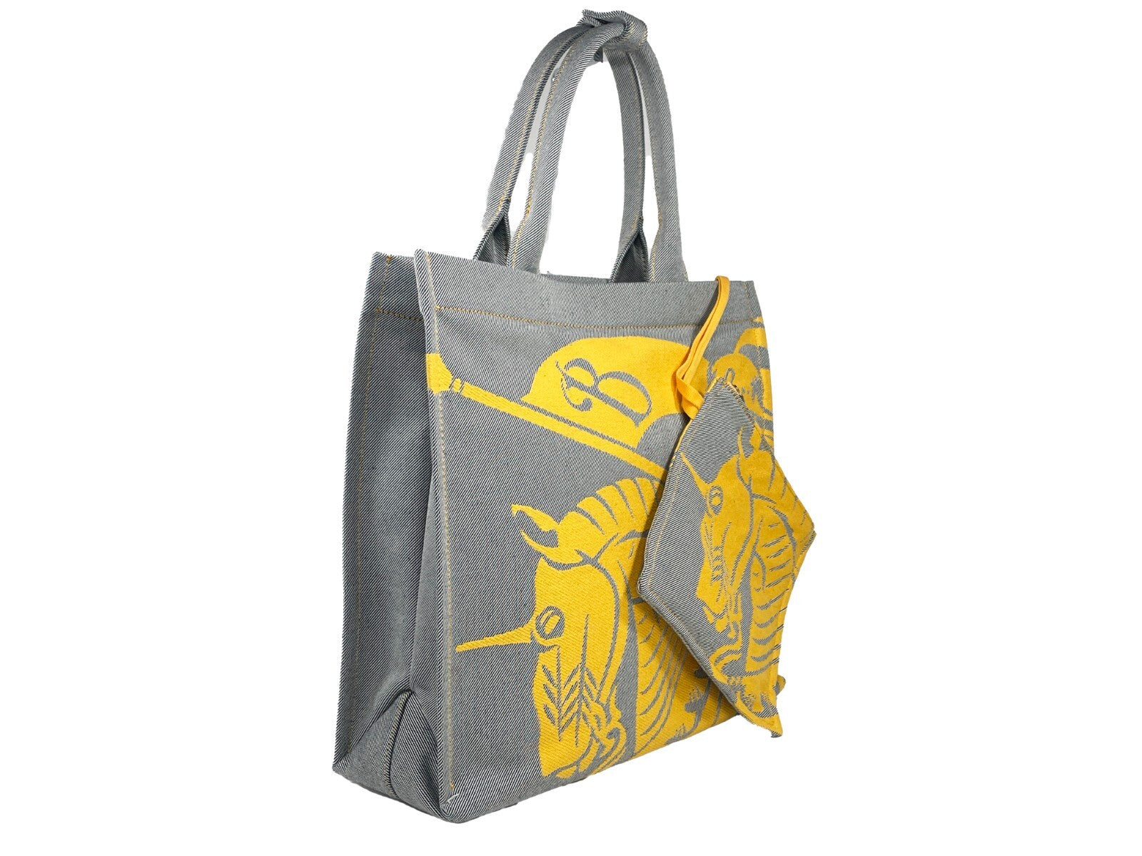 Sunflower Canvas Tote Bag with Coin Pouch by Burberry
