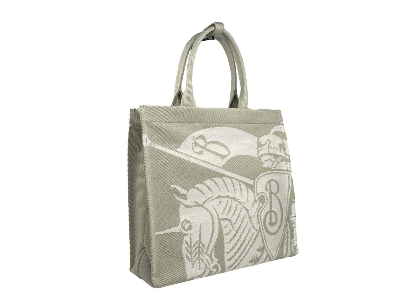 Burberry Canvas Tote Bag with Coin Pouch