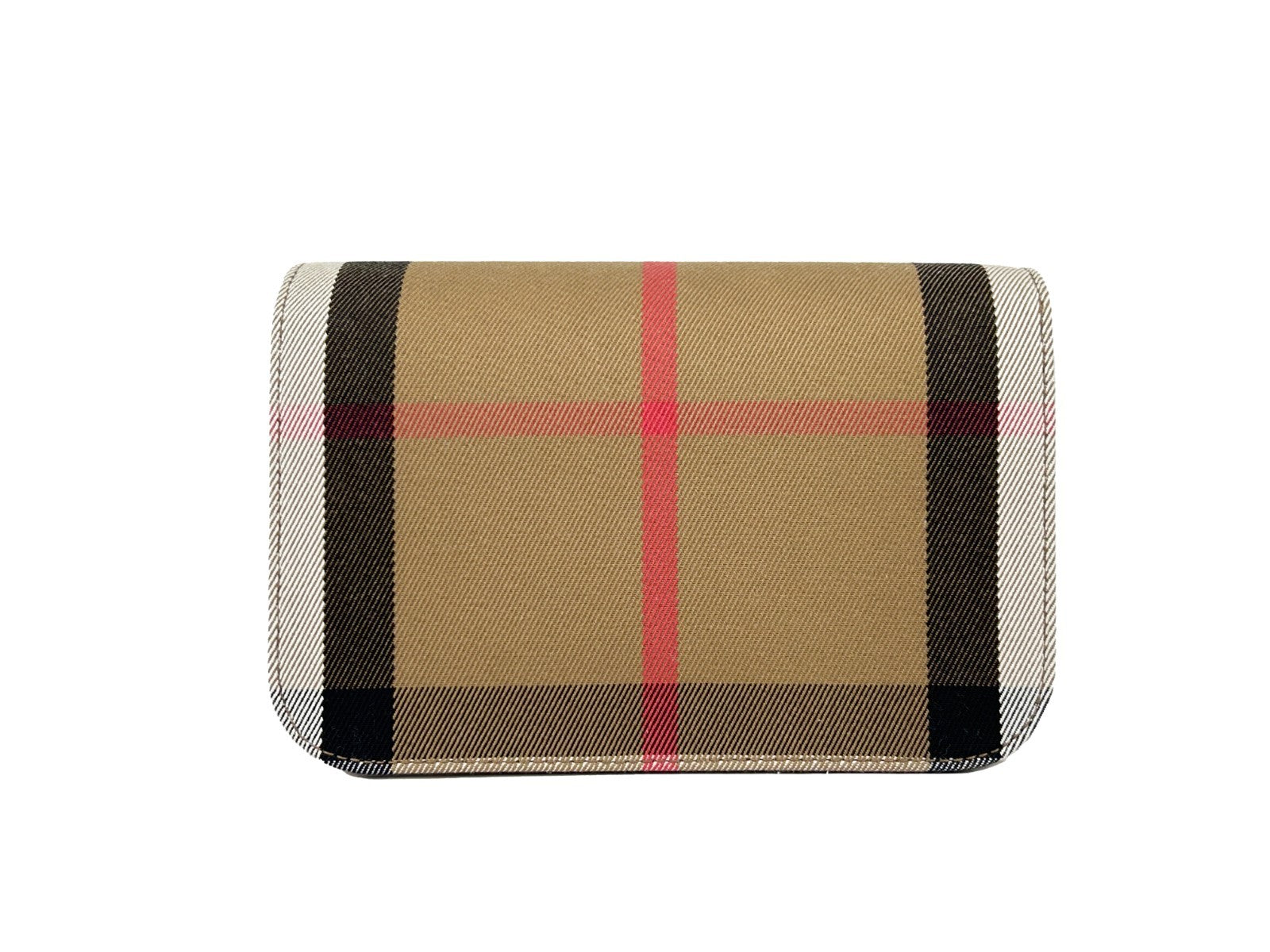 Sac porté épaule Madison petit format en cuir et motif à carreaux Burberry