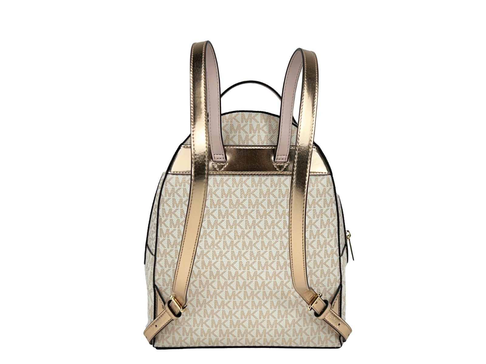 Rose Gold Leather Michael Kors Sheila Medium Backpack