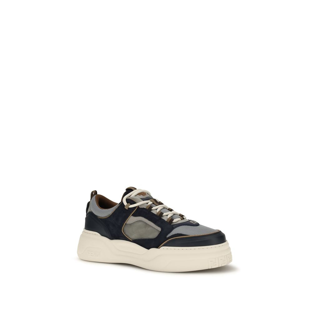 Multicolor Leather Athletic Sneakers by Fendi