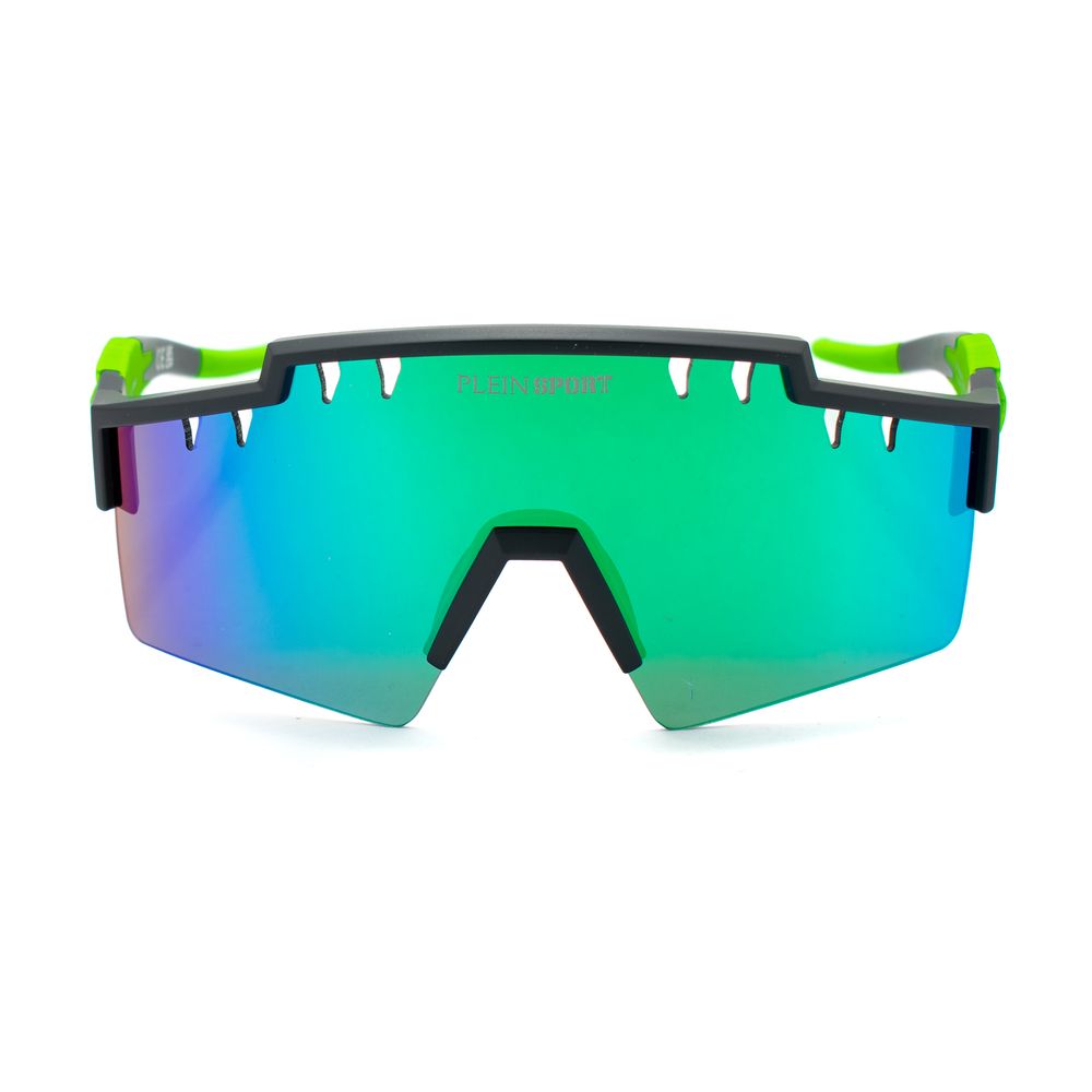 Schwarze Sonnenbrille aus Synthetik mit entspiegelten Gläsern