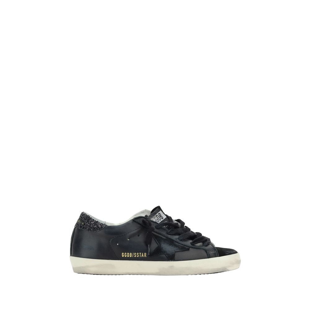 Schwarze Bos Taurus Sneakers aus Kalbsleder