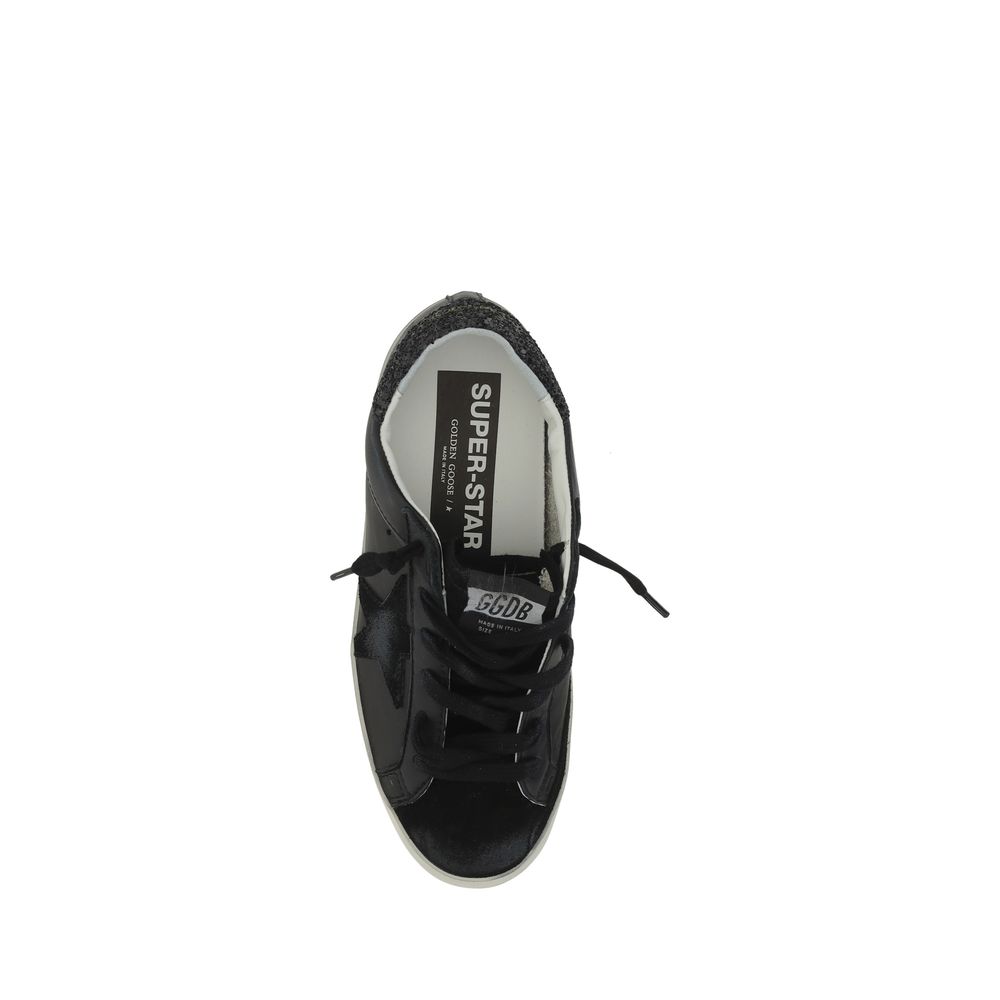 Schwarze Bos Taurus Sneakers aus Kalbsleder