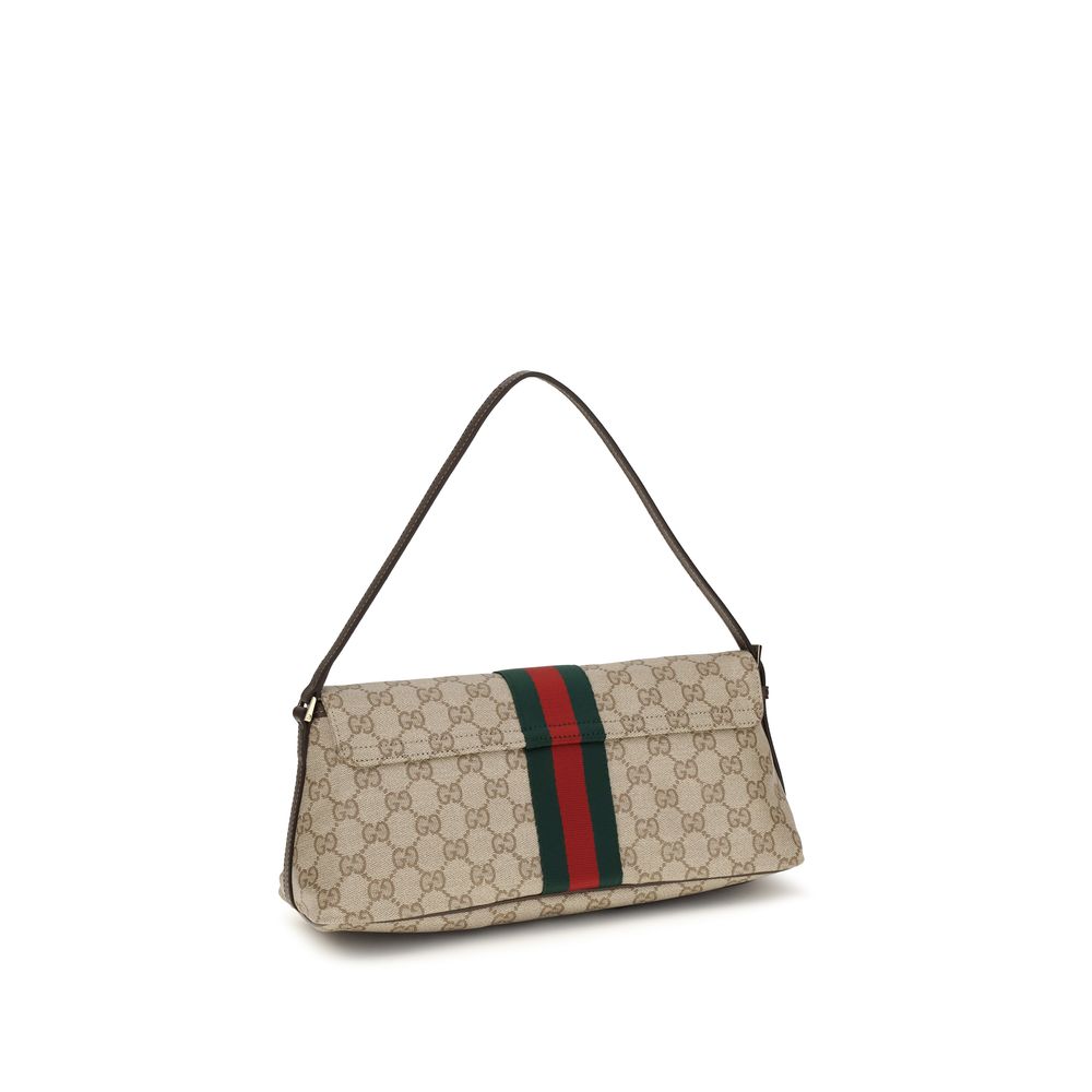 Beige Gucci Madison Shoulder Bag with Leather Strap