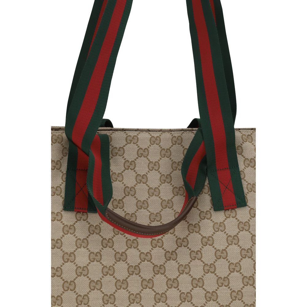 Beige Schultertasche aus Synthetikmaterial mit Lederbesatz