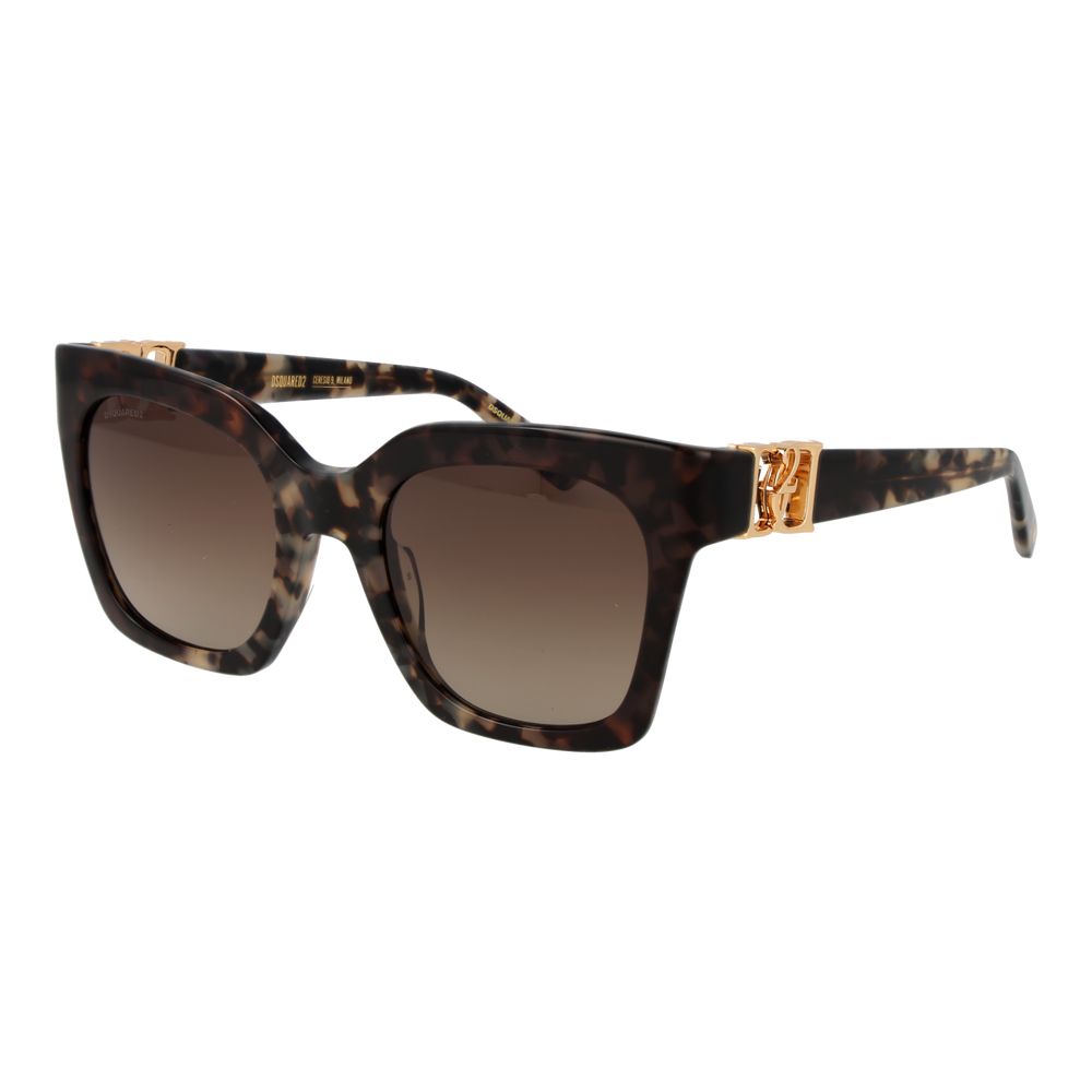 Multicolor Synthetic Cat Eye Sunglasses with Gradient Lenses