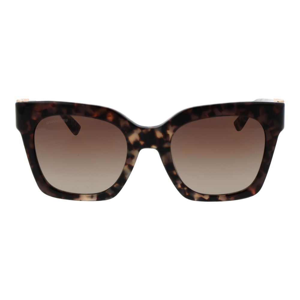 Multicolor Synthetic Cat Eye Sunglasses with Gradient Lenses
