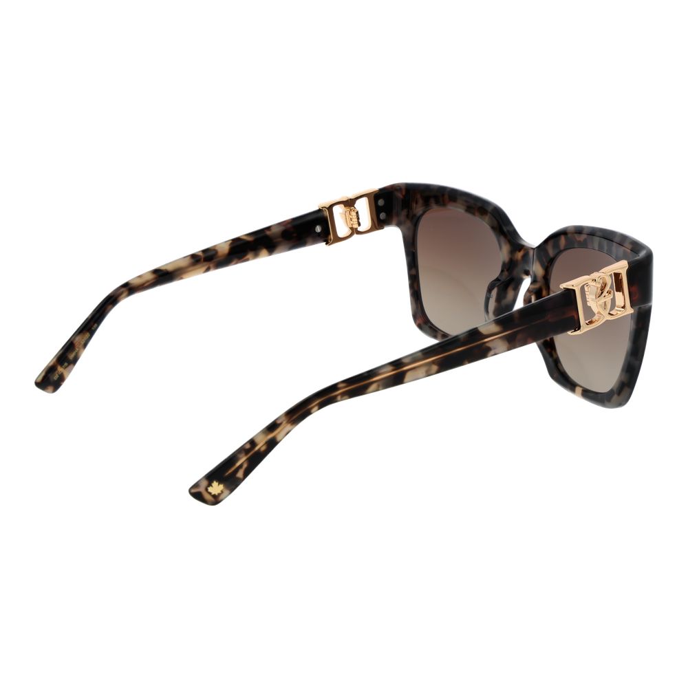 Multicolor Synthetic Cat Eye Sunglasses with Gradient Lenses