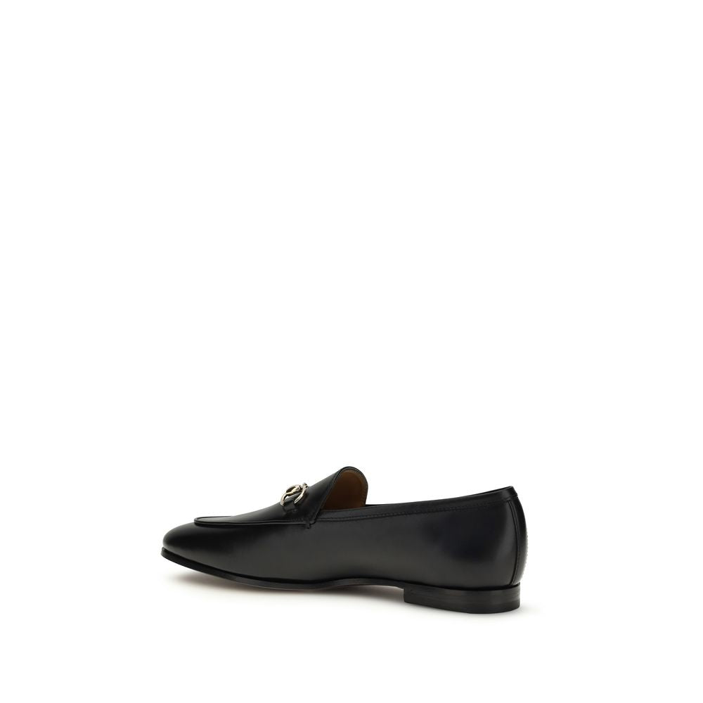 Mocassins à enfiler en cuir de veau noir Bos Taurus Gucci