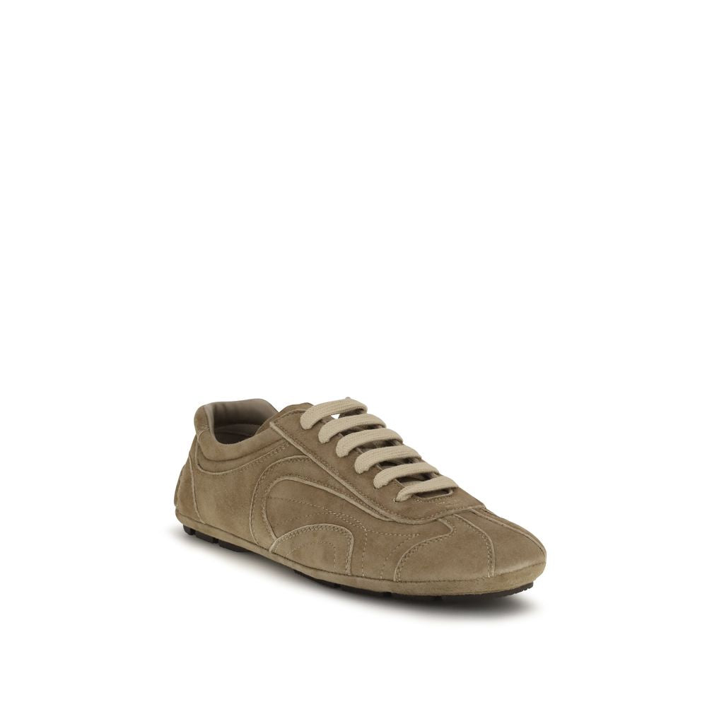 Brown Leather Monte Carlo Athletic Sneakers