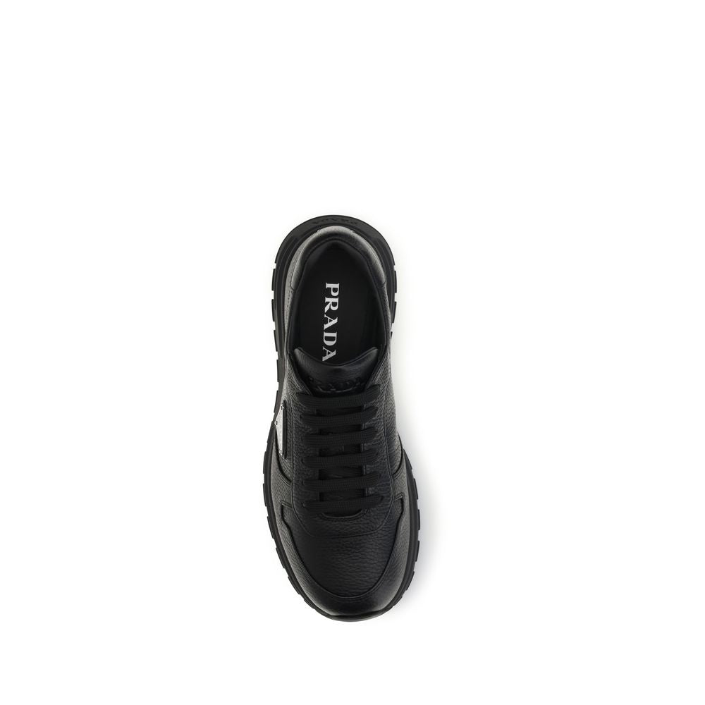 Black Prada Prax 2.0 Synthetic Sneakers