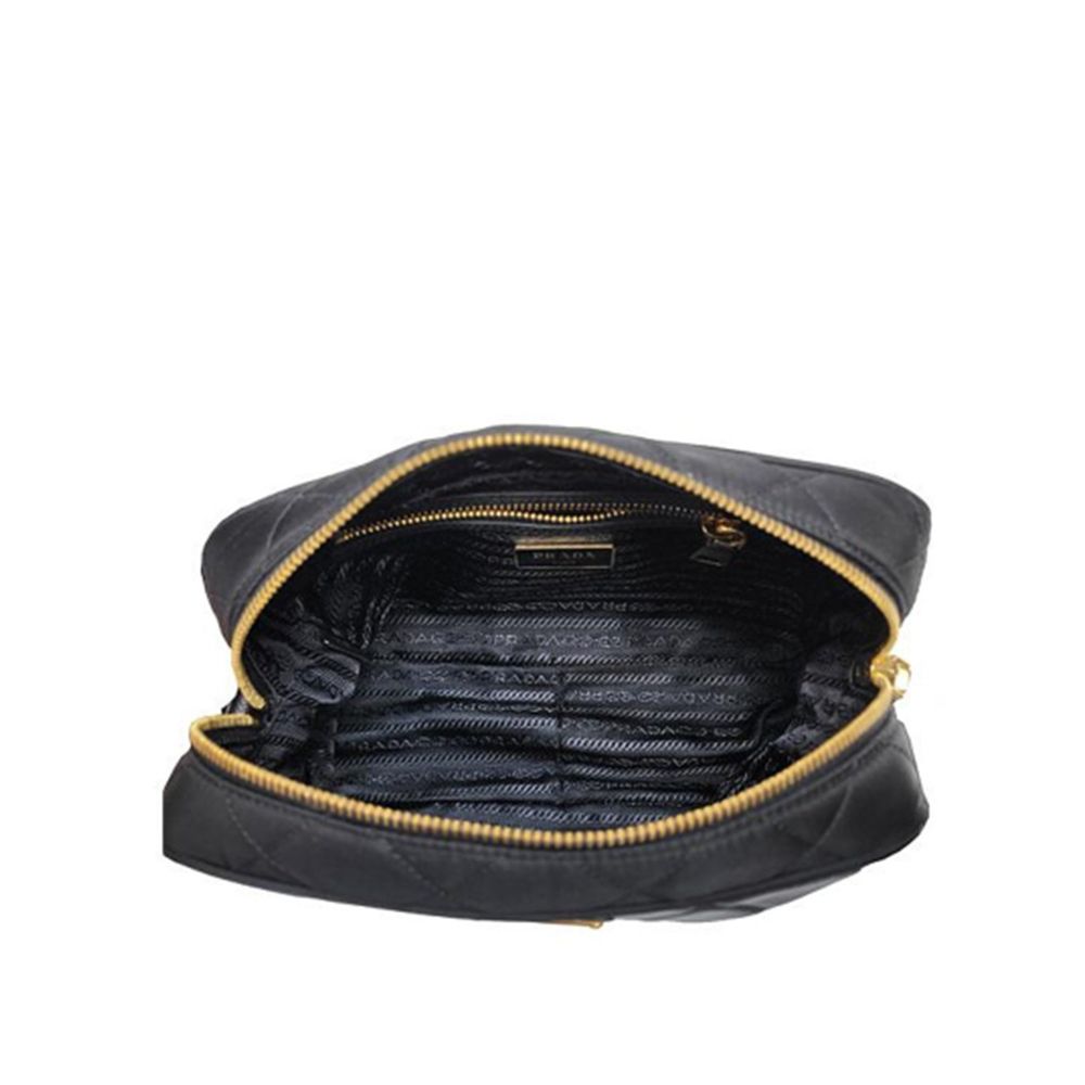 Sac bandoulière Prada en nylon noir