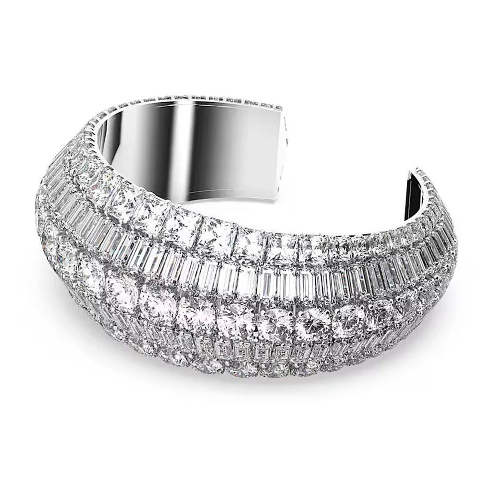 Grey Synthetic Bracelet Swarovski Hyperbola Cuff