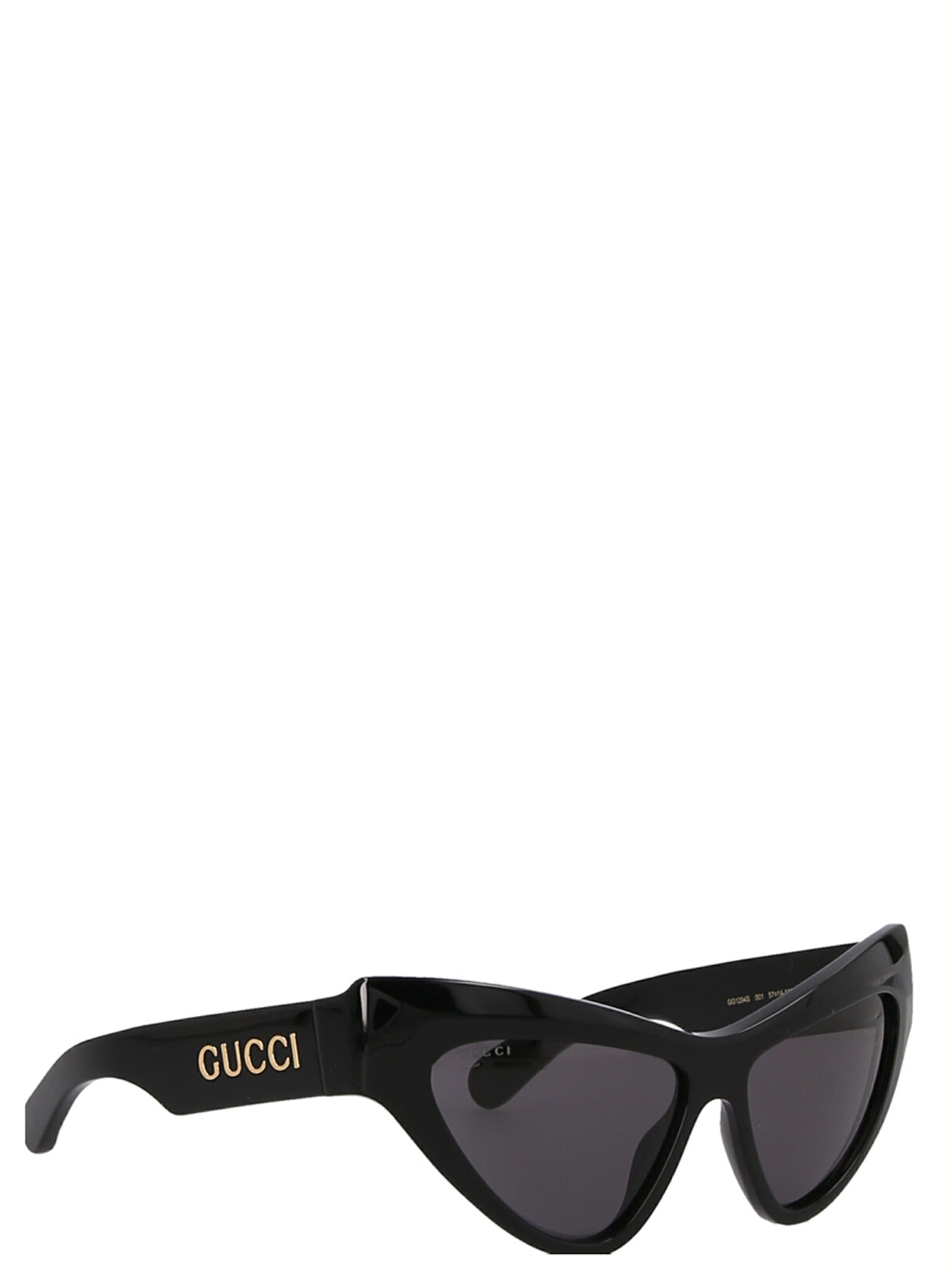 Gucci Sonnenbrille aus schwarzem Azetat