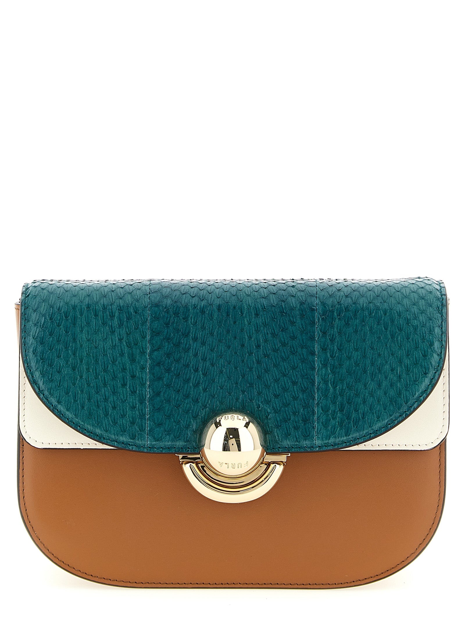 Furla Multicolor Sfera Mini Lambskin Calf Leather Crossbody Bag