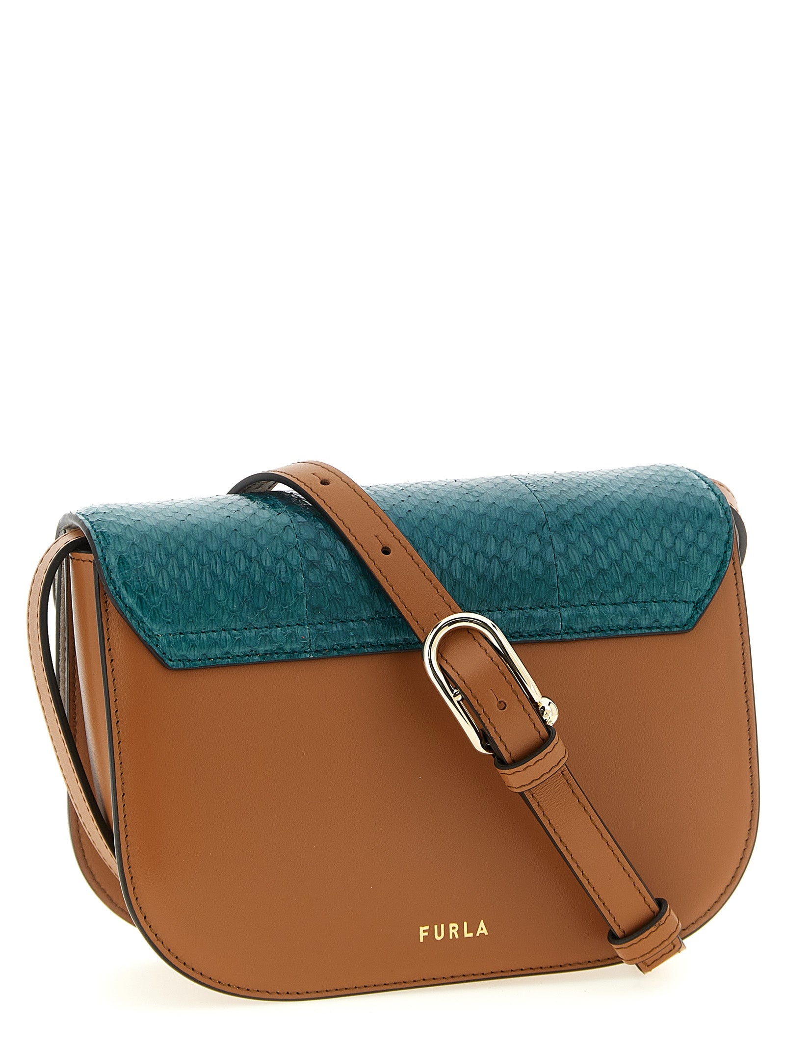 Furla Multicolor Sfera Mini Lambskin Calf Leather Crossbody Bag