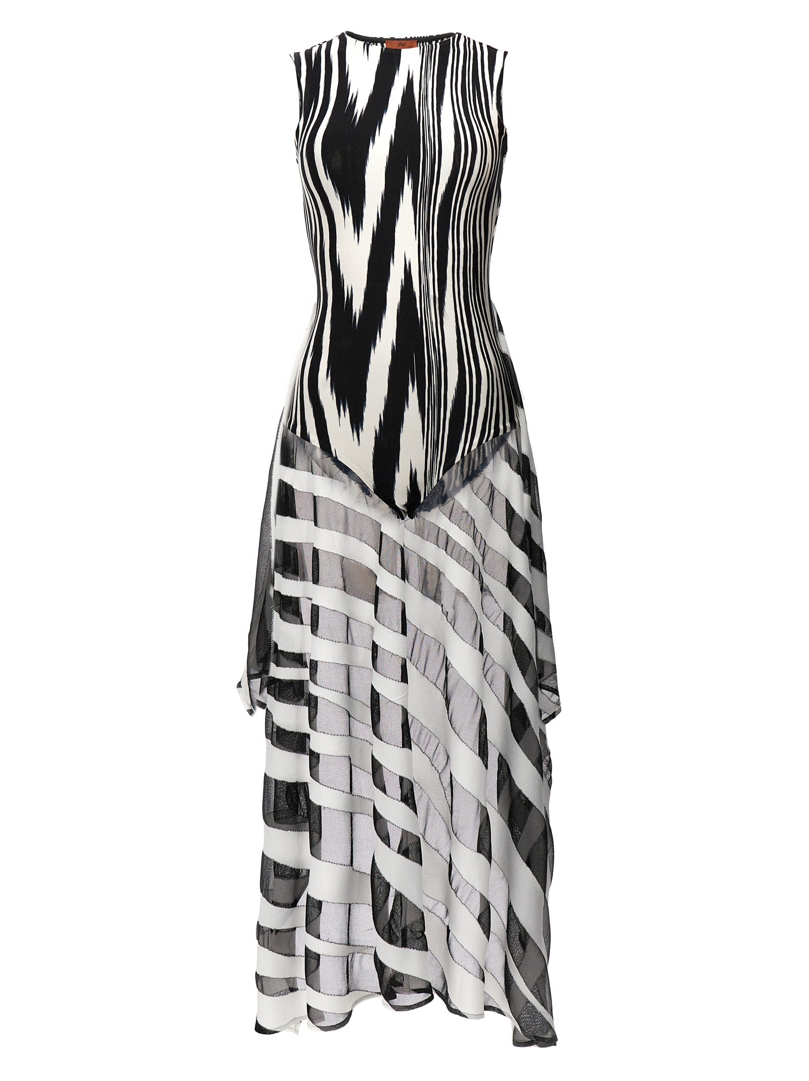Bicolor Viscose Bodysuit