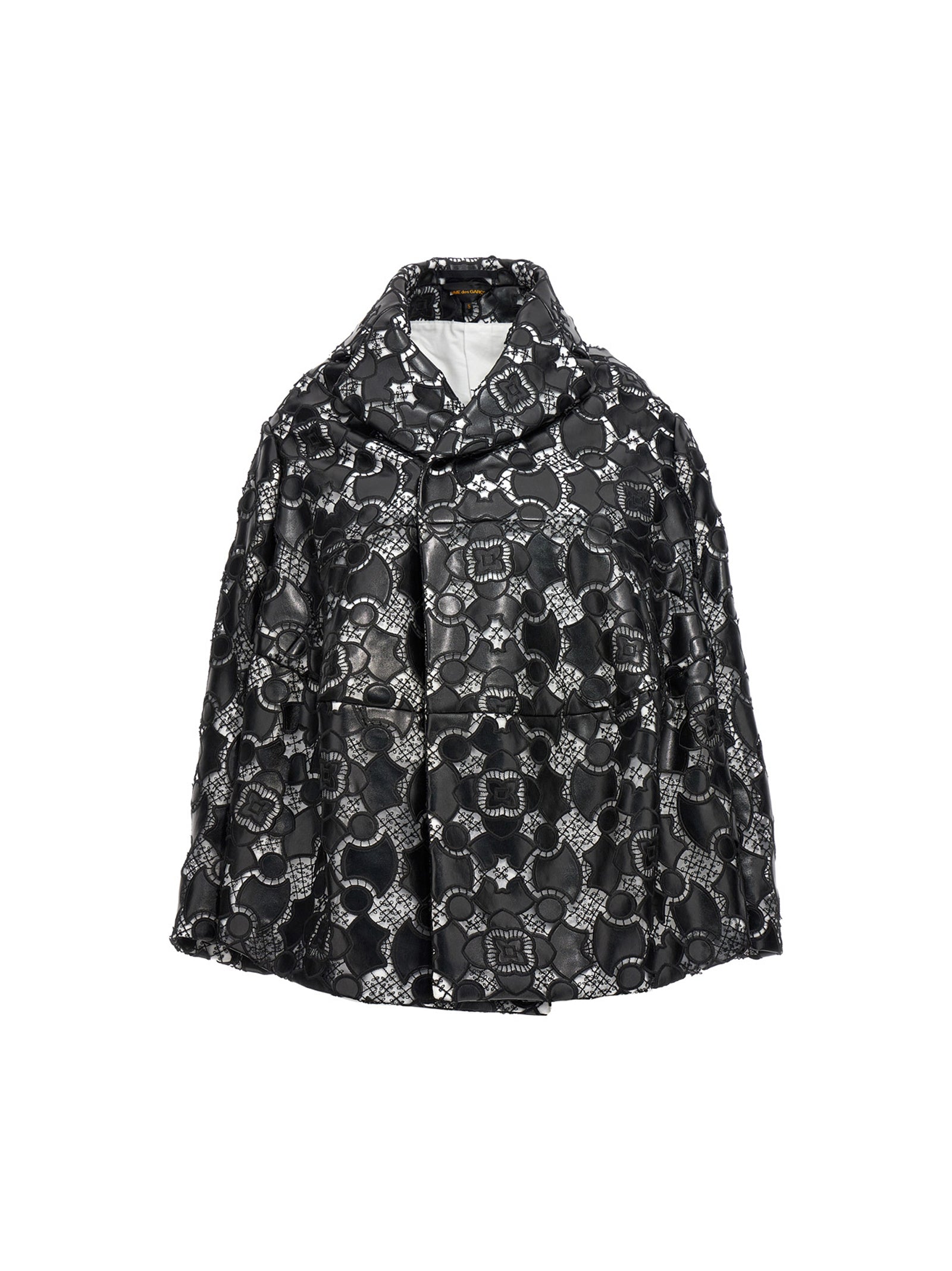 Bicolor Polyethylene Leather Jacket
