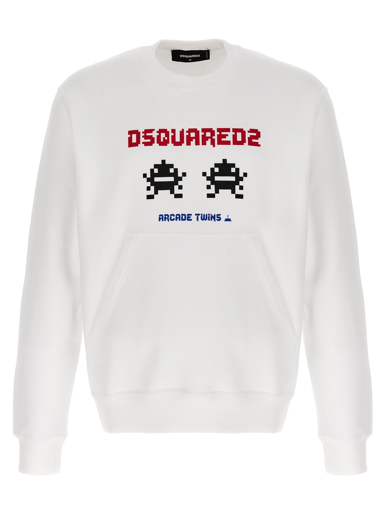 Dsquared² Sweatshirt aus weißer Baumwolle